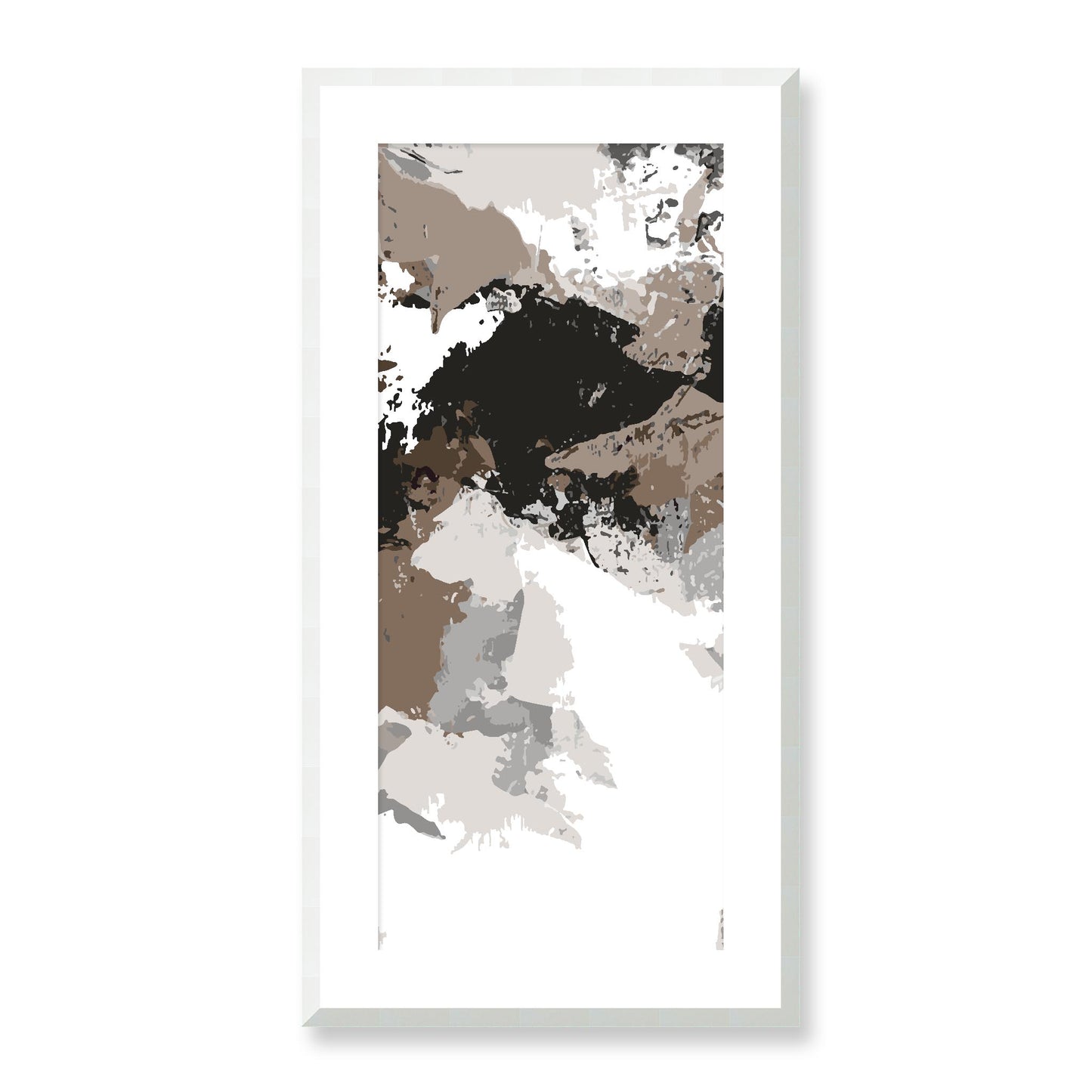 Framed Graphic Art Print, White Mat - 16x33 inches | FP-1171-7692, Prints, Graphic art, White Frame, 41 x 81 cm ,16 x 32 inches