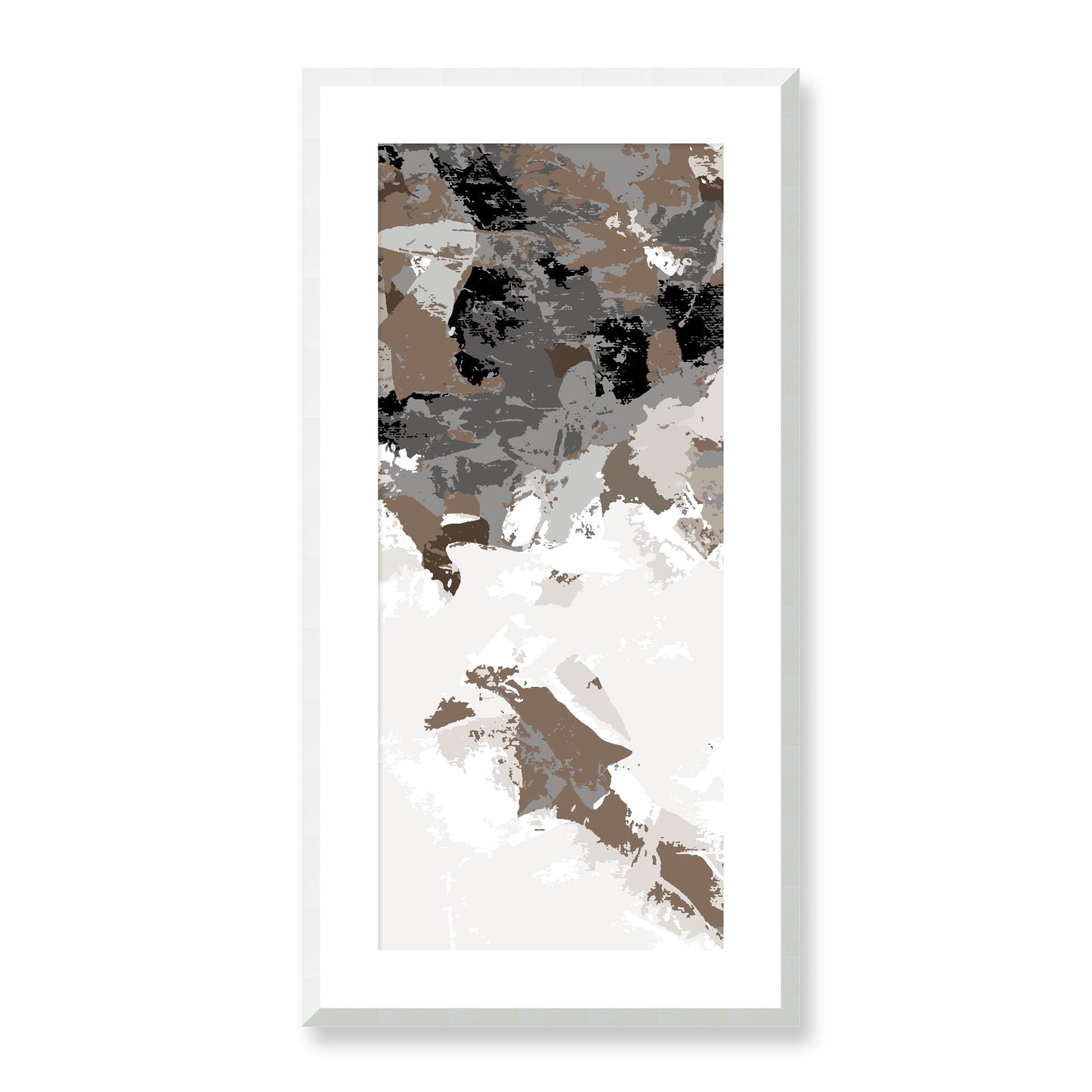 Framed Graphic Art Print, White Mat - 16x33 inches | FP-1171-7693, Prints, Graphic art, White Frame, 41 x 81 cm ,16 x 32 inches