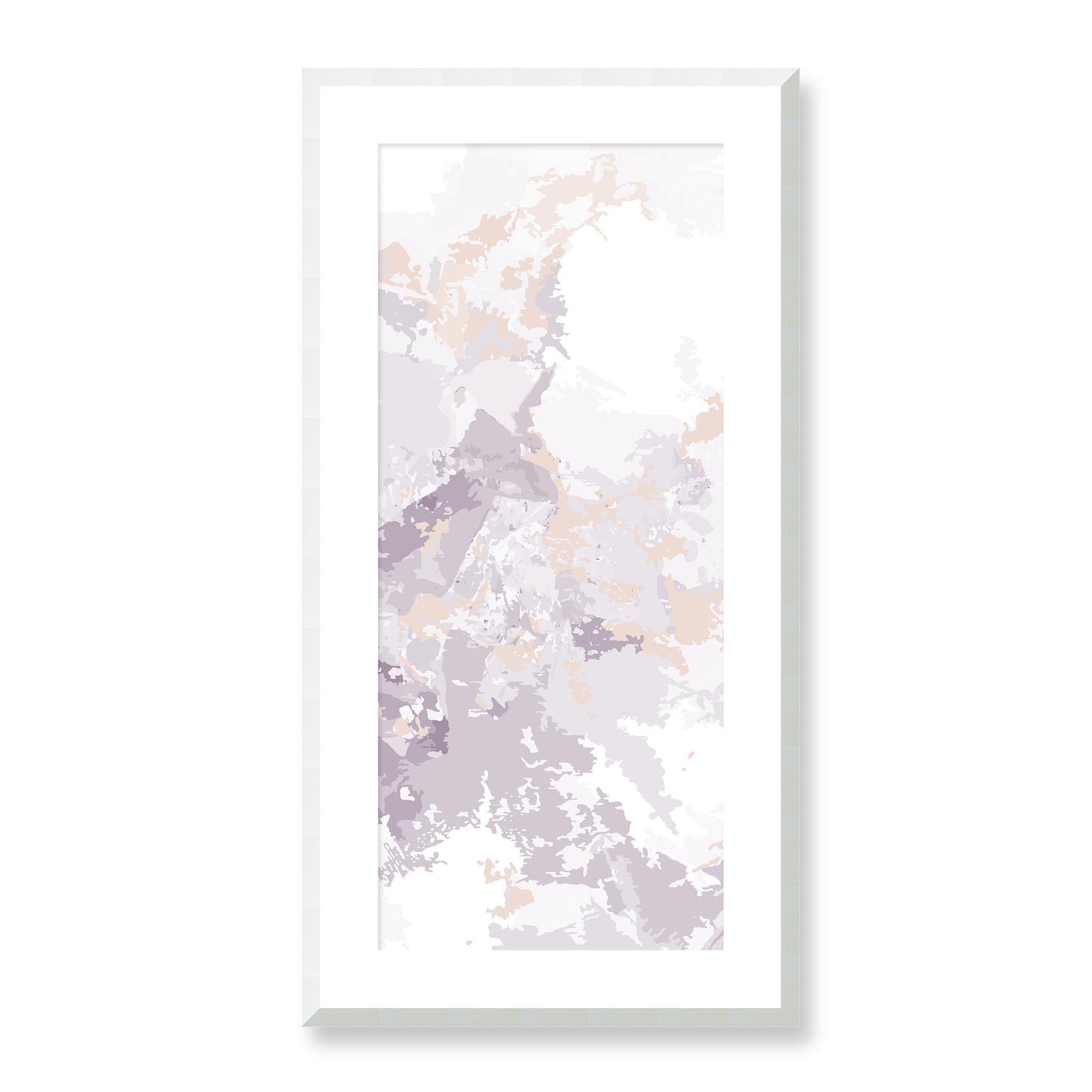 Framed Graphic Art Print, White Mat - 16x33 inches | FP-1182-7698, Prints, Graphic art, White Frame, 41 x 81 cm ,16 x 32 inches