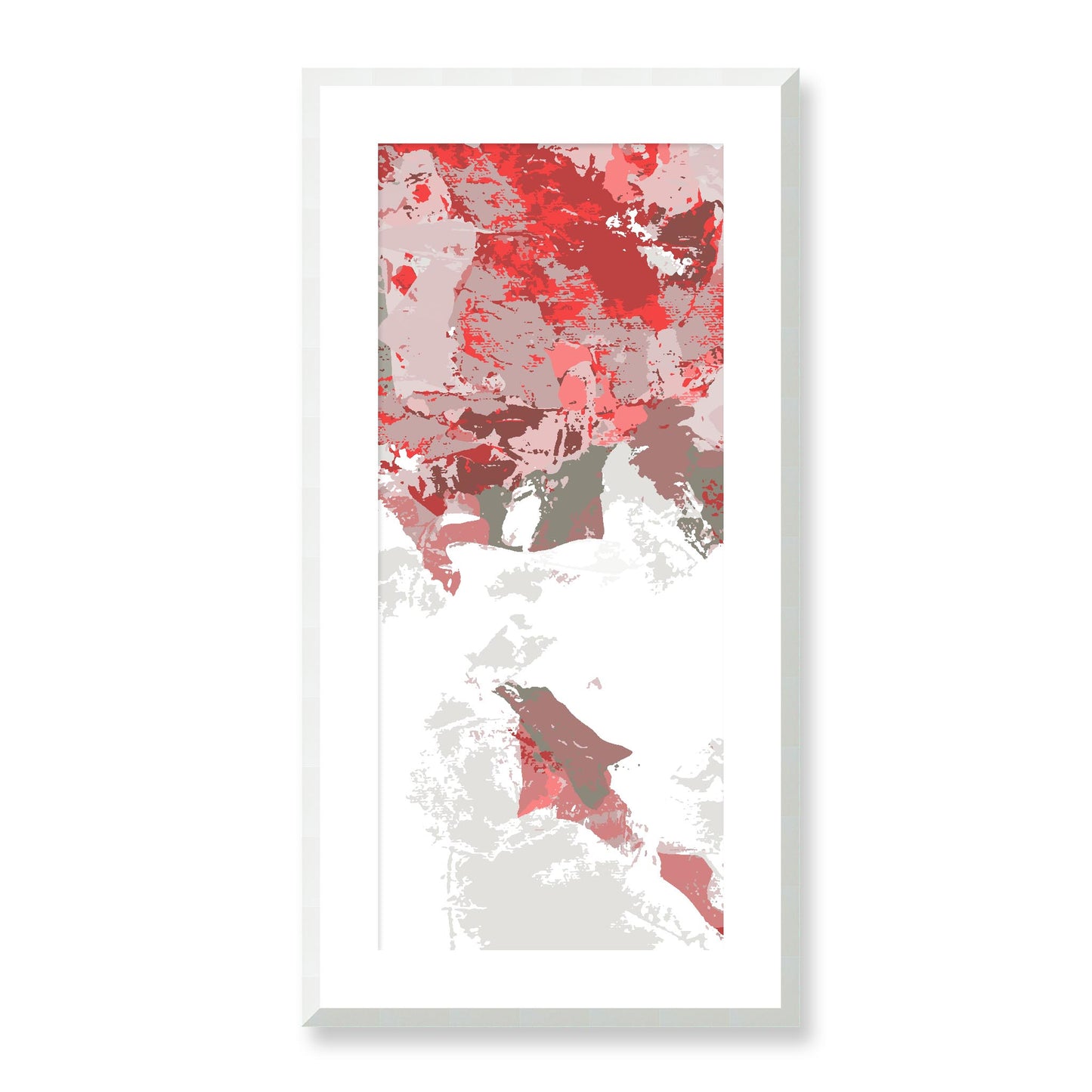 Framed Graphic Art Print, White Mat - 16x33 inches | FP-1191-7693, Prints, Graphic art, White Frame, 41 x 81 cm ,16 x 32 inches