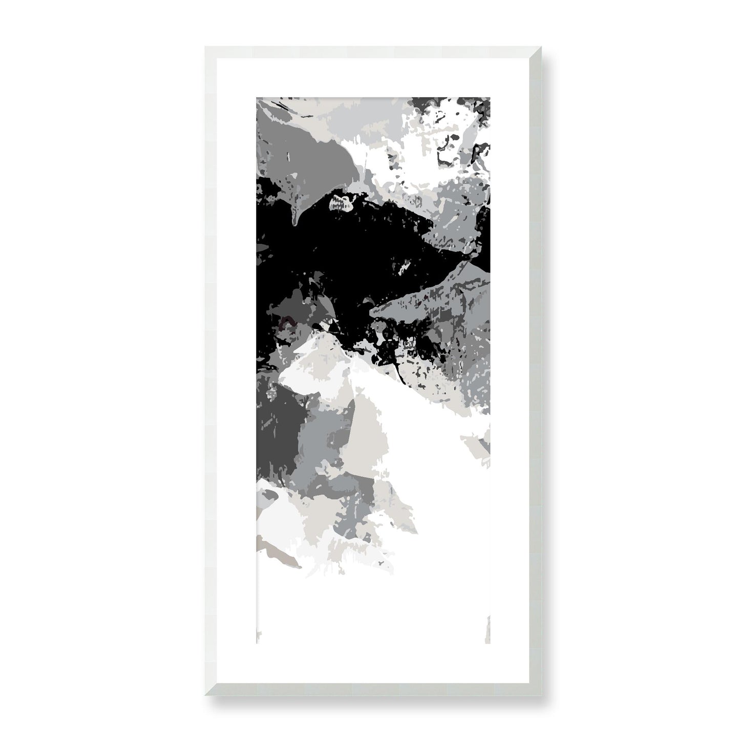 Framed Graphic Art Print, White Mat - 16x33 inches | FP-1201-7692, Prints, Graphic art, White Frame, 41 x 81 cm ,16 x 32 inches