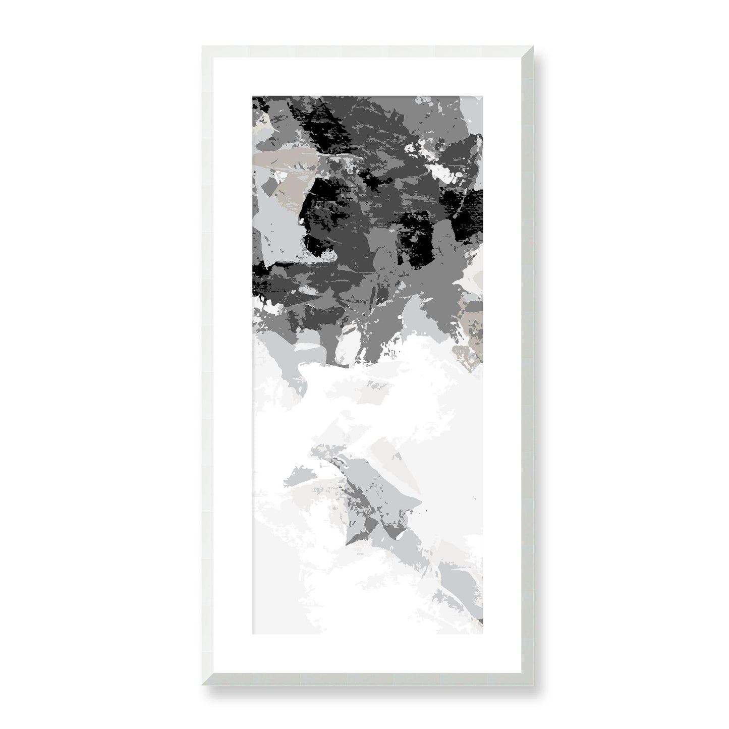 Framed Graphic Art Print, White Mat - 16x33 inches | FP-1200-7693, Prints, Graphic art, White Frame, 41 x 81 cm ,16 x 32 inches