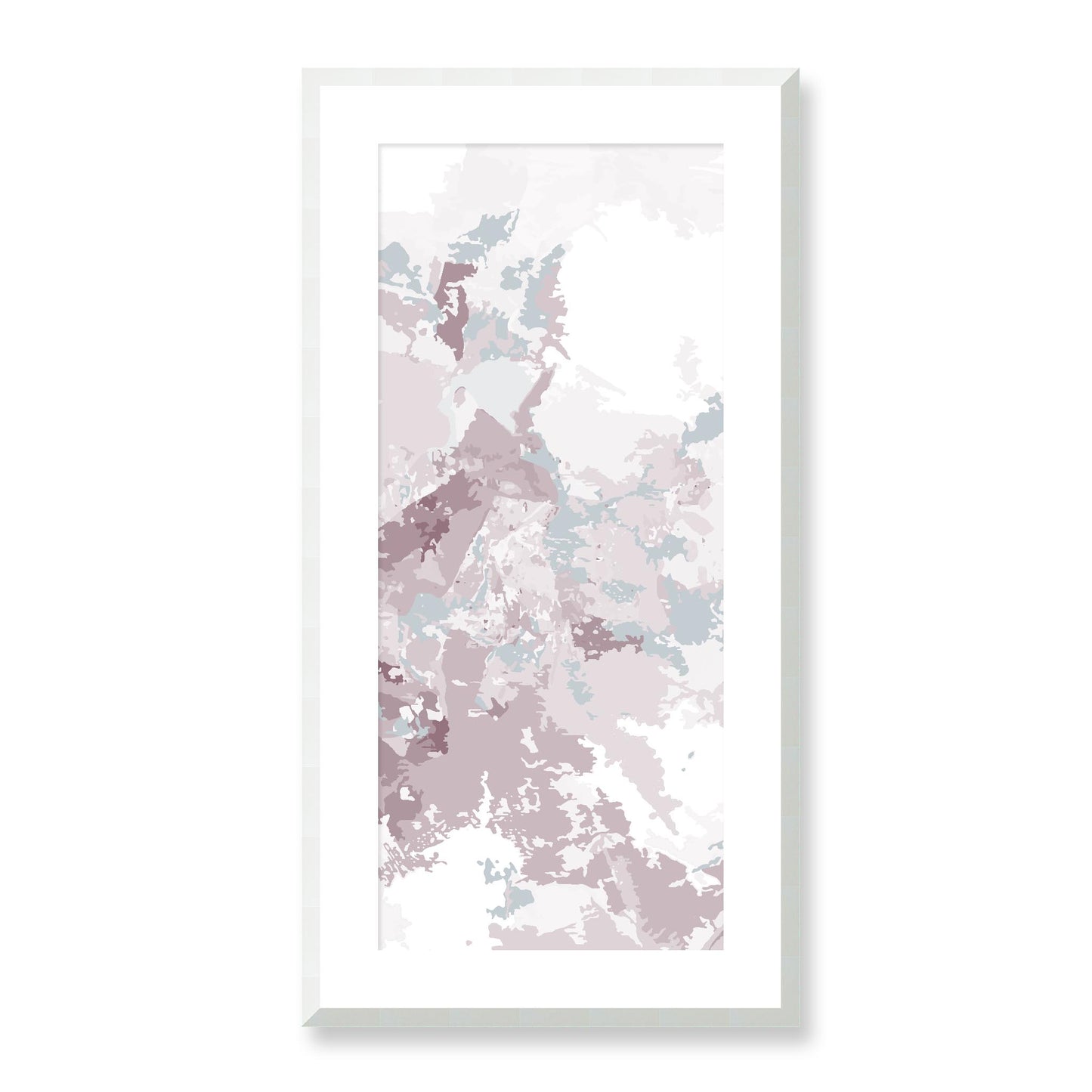 Framed Graphic Art Print, White Mat - 16x33 inches | FP-1210-7698, Prints, Graphic art, White Frame, 41 x 81 cm ,16 x 32 inches