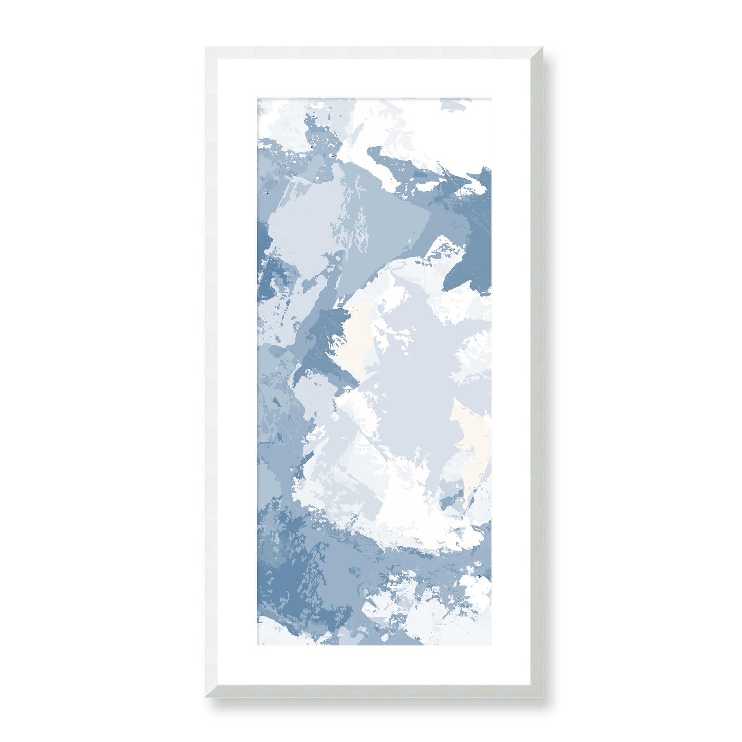Framed Graphic Art Print, White Mat - 16x33 inches | FP-1230-7691, Prints, Graphic art, White Frame, 41 x 81 cm ,16 x 32 inches