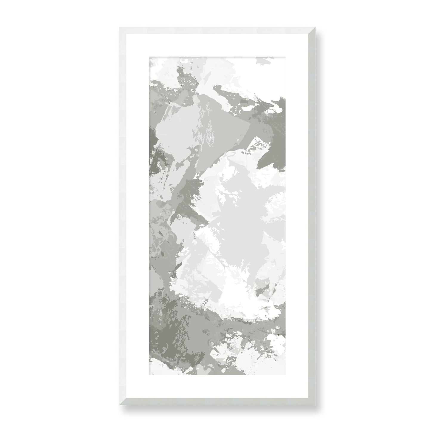 Framed Graphic Art Print, White Mat - 16x33 inches | FP-1240-7691, Prints, Graphic art, White Frame, 41 x 81 cm ,16 x 32 inches