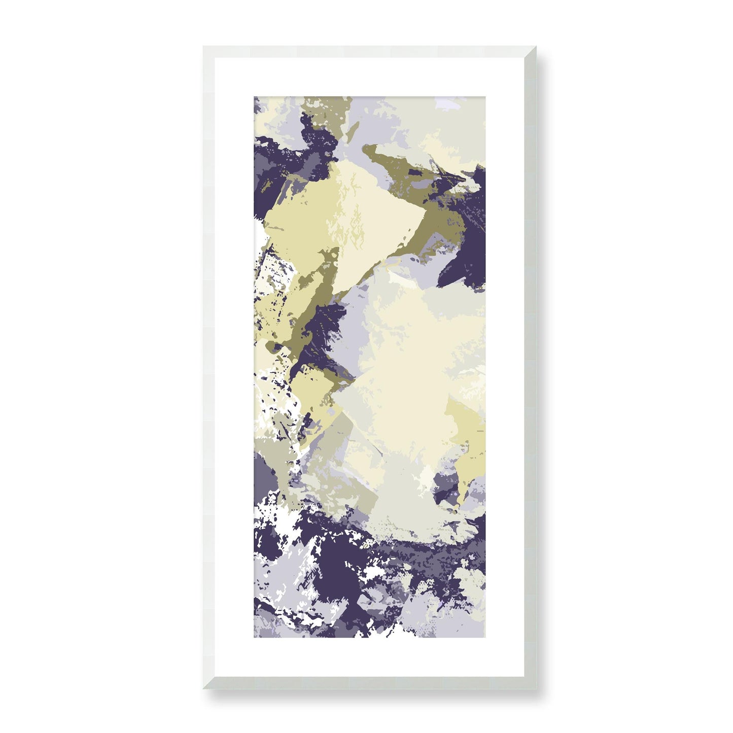 Framed Graphic Art Print, White Mat - 16x33 inches | FP-1263-7691, Prints, Graphic art, White Frame, 41 x 81 cm ,16 x 32 inches