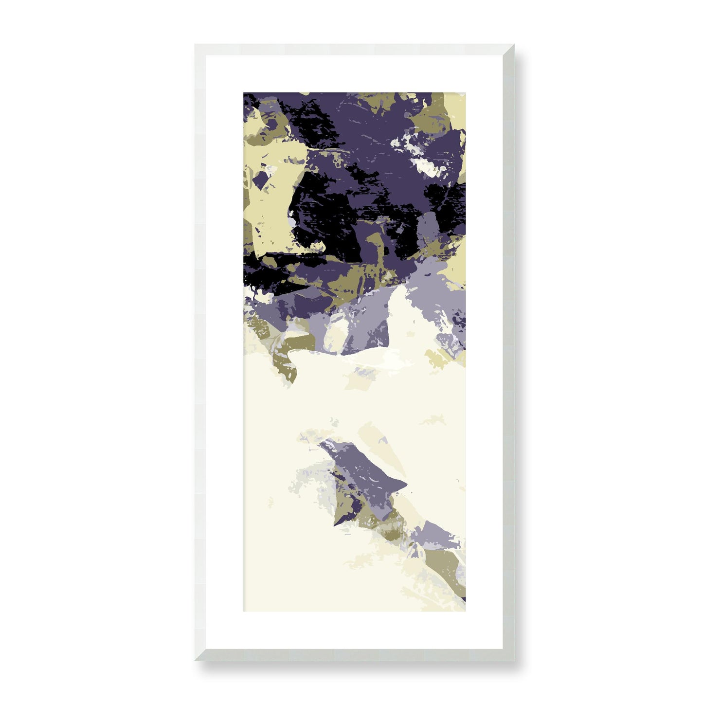 Framed Graphic Art Print, White Mat - 16x33 inches | FP-1261-7693, Prints, Graphic art, White Frame, 41 x 81 cm ,16 x 32 inches