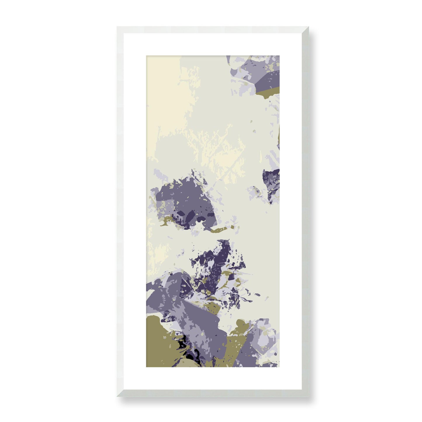 Framed Graphic Art Print, White Mat - 16x33 inches | FP-1263-7694, Prints, Graphic art, White Frame, 41 x 81 cm ,16 x 32 inches