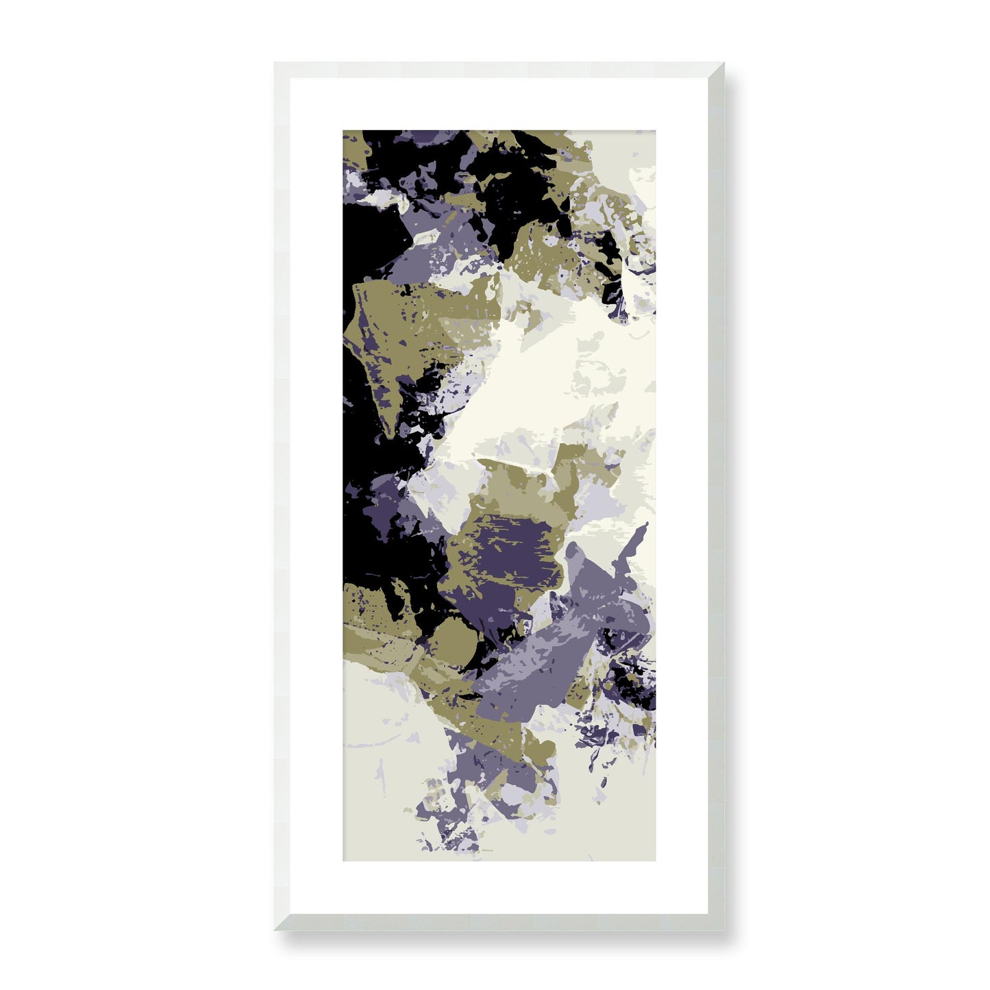 Framed Graphic Art Print, White Mat - 16x33 inches | FP-1261-7695, Prints, Graphic art, White Frame, 41 x 81 cm ,16 x 32 inches