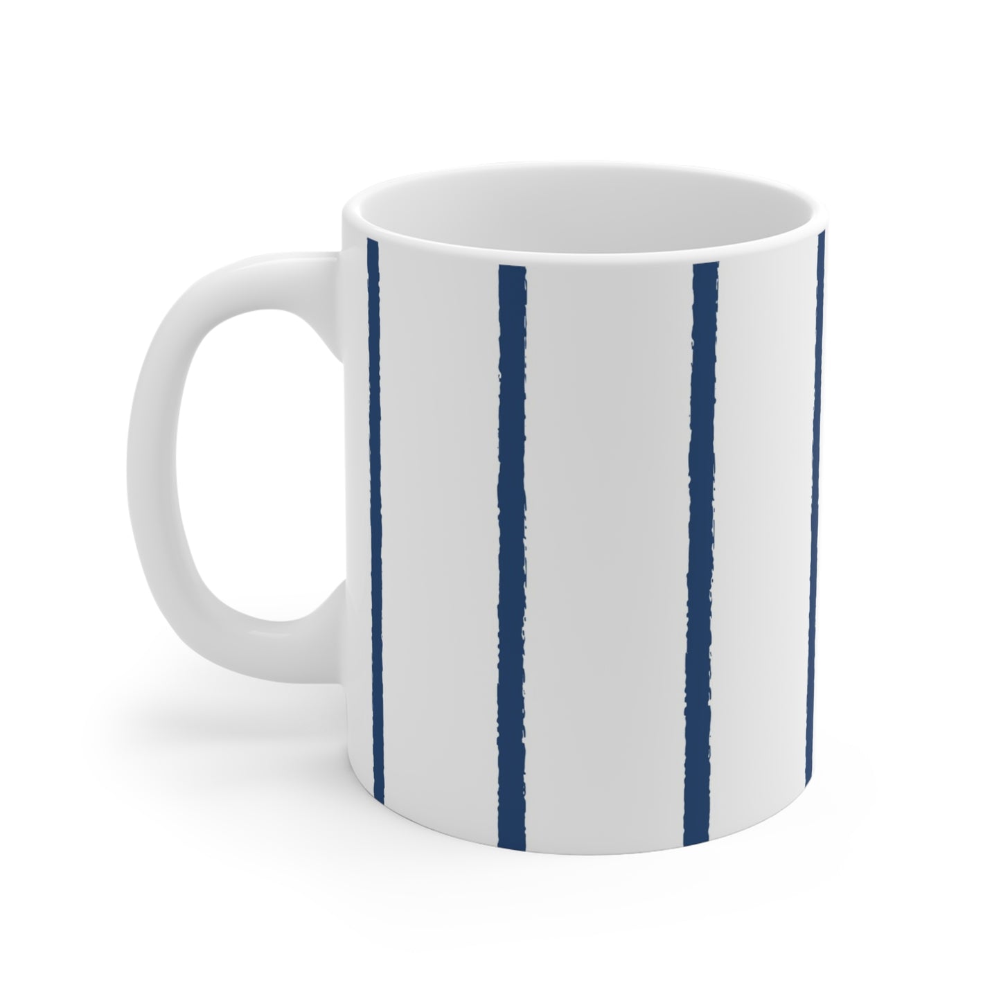 330 mL / 11oz Graphic Art Ceramic Mug | CACM-1291-301, Royal Blue, Left