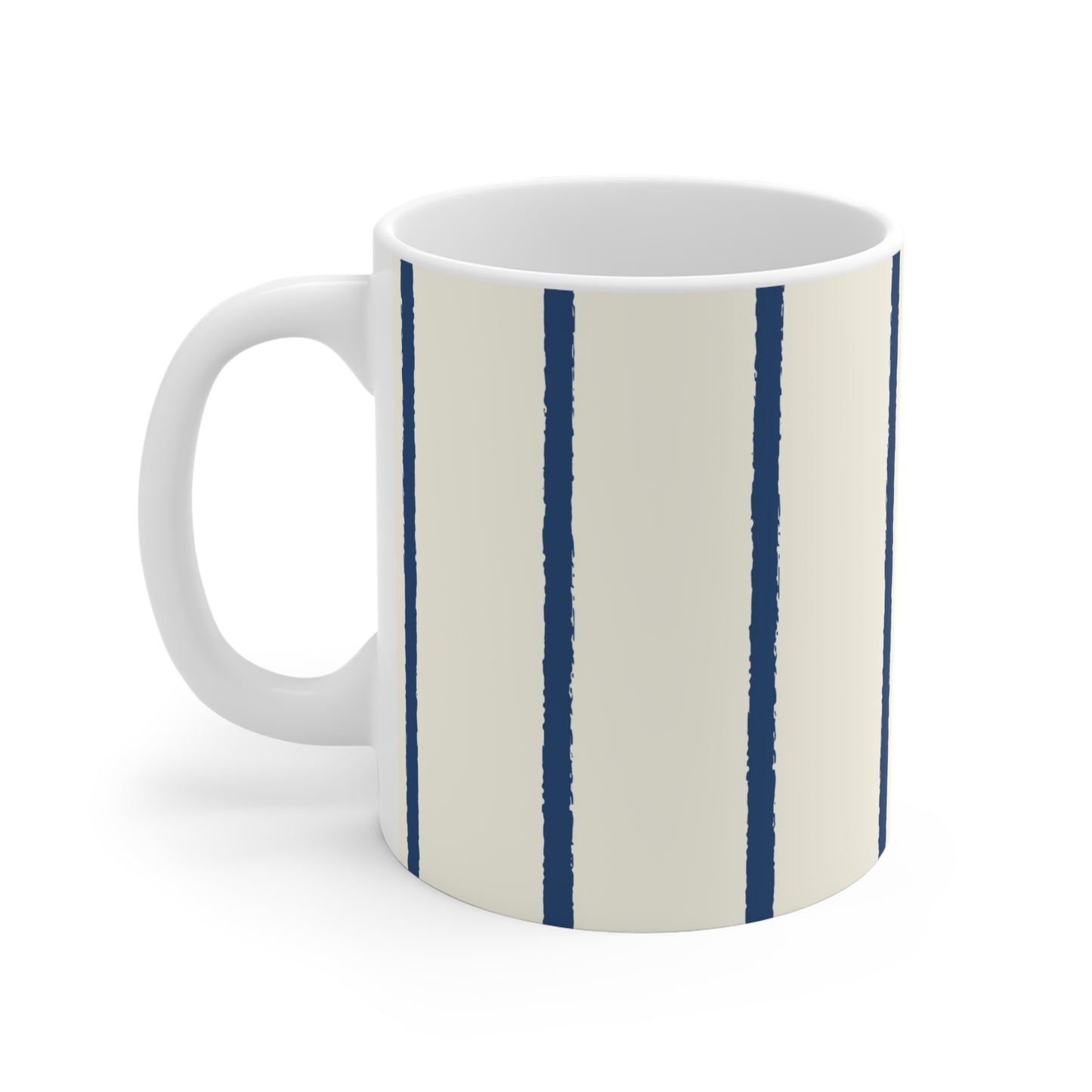 330 mL / 11oz Graphic Art Ceramic Mug | CACM-1293-301, Royal Blue, Left