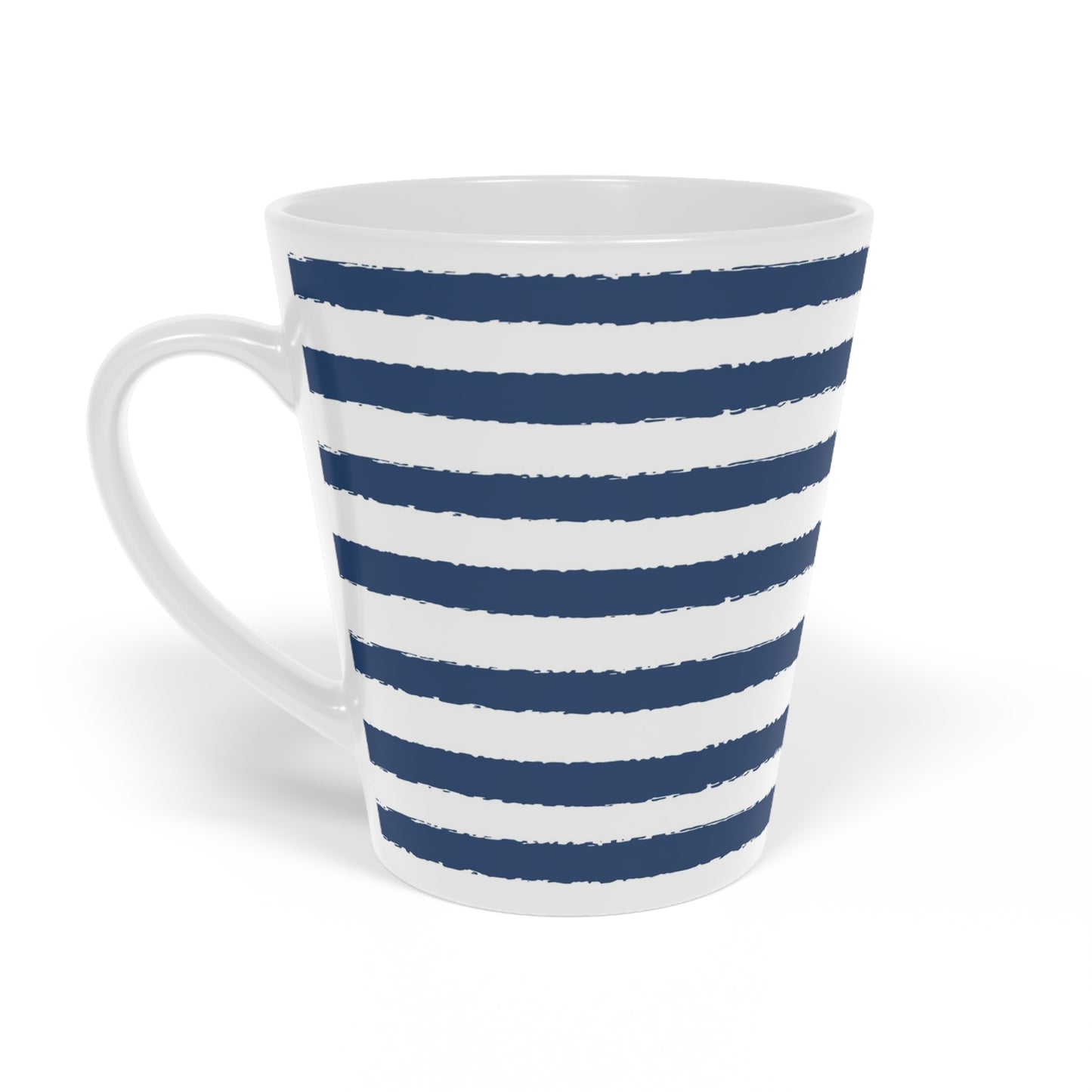 350 mL / 12oz Graphic Art Ceramic Mug | CALM-1291-231, Royal Blue, Right Side