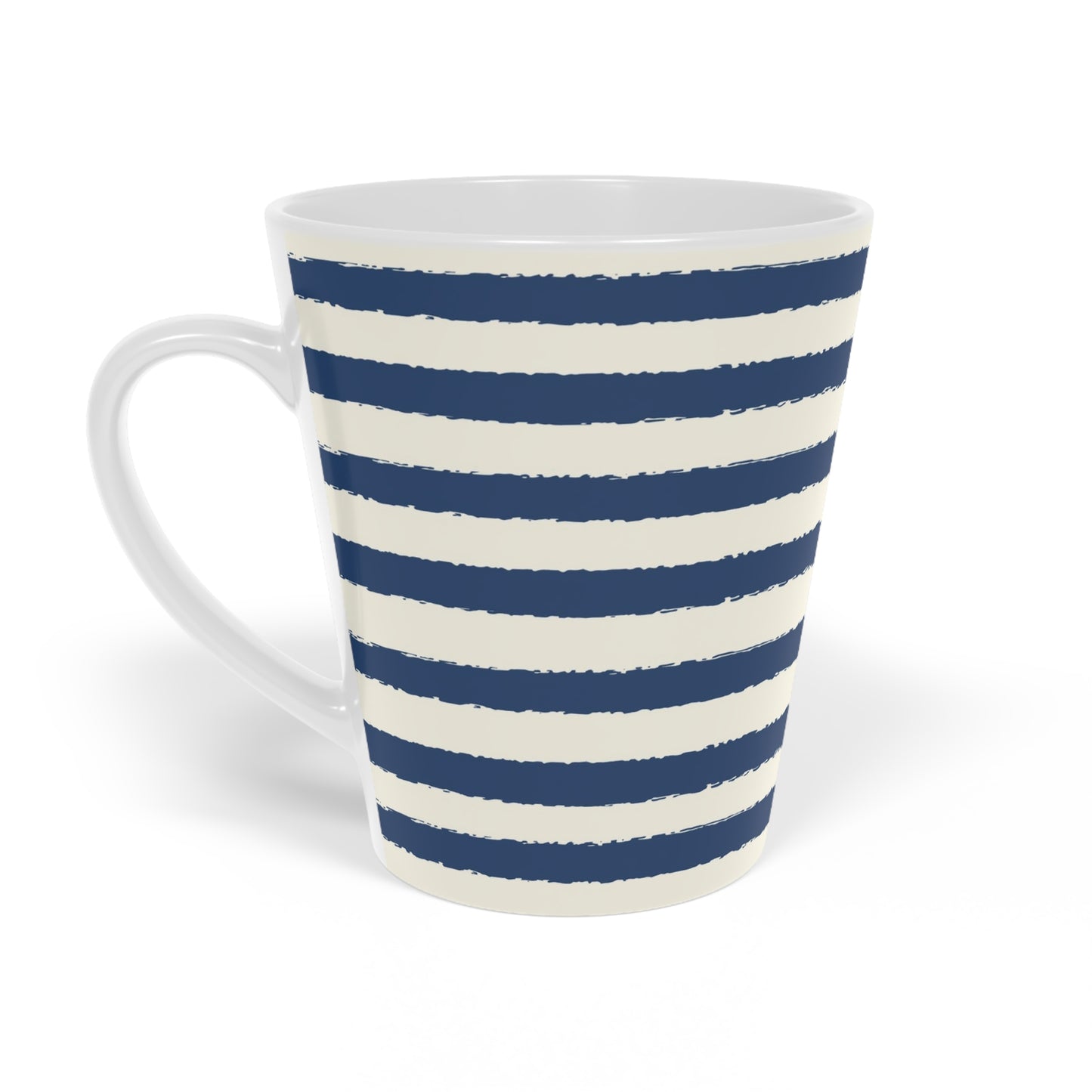 350 mL / 12oz Graphic Art Ceramic Mug | CALM-1293-231, Royal Blue, Right Side