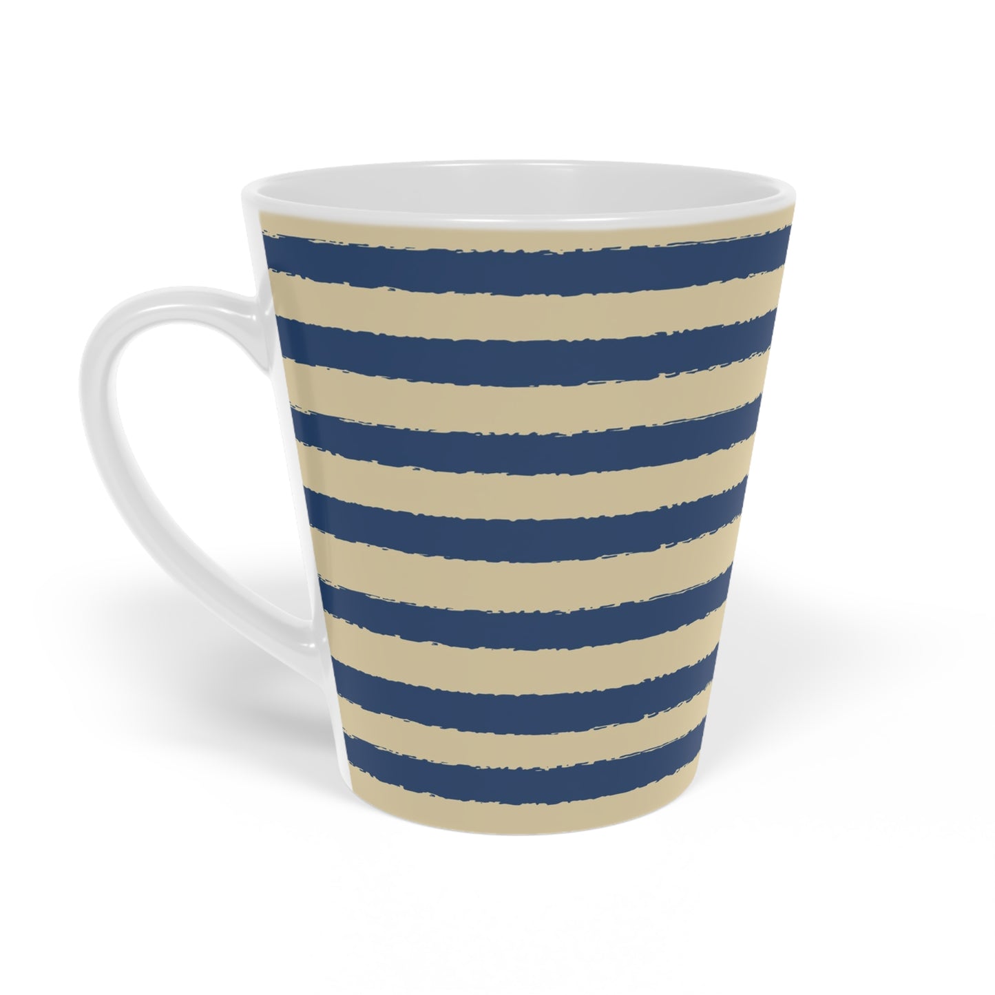 350 mL / 12oz Graphic Art Ceramic Mug | CALM-1294-231, Royal Blue, Right Side