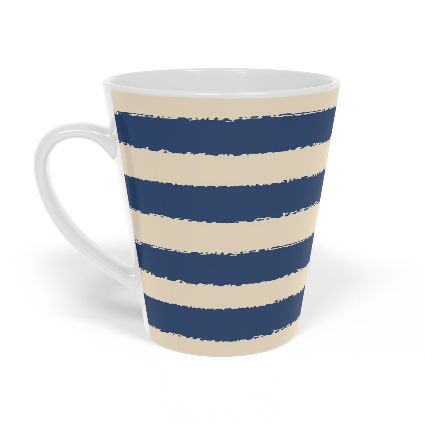350 mL / 12oz Graphic Art Ceramic Mug | CALM-1295-221, Royal Blue, Right Side
