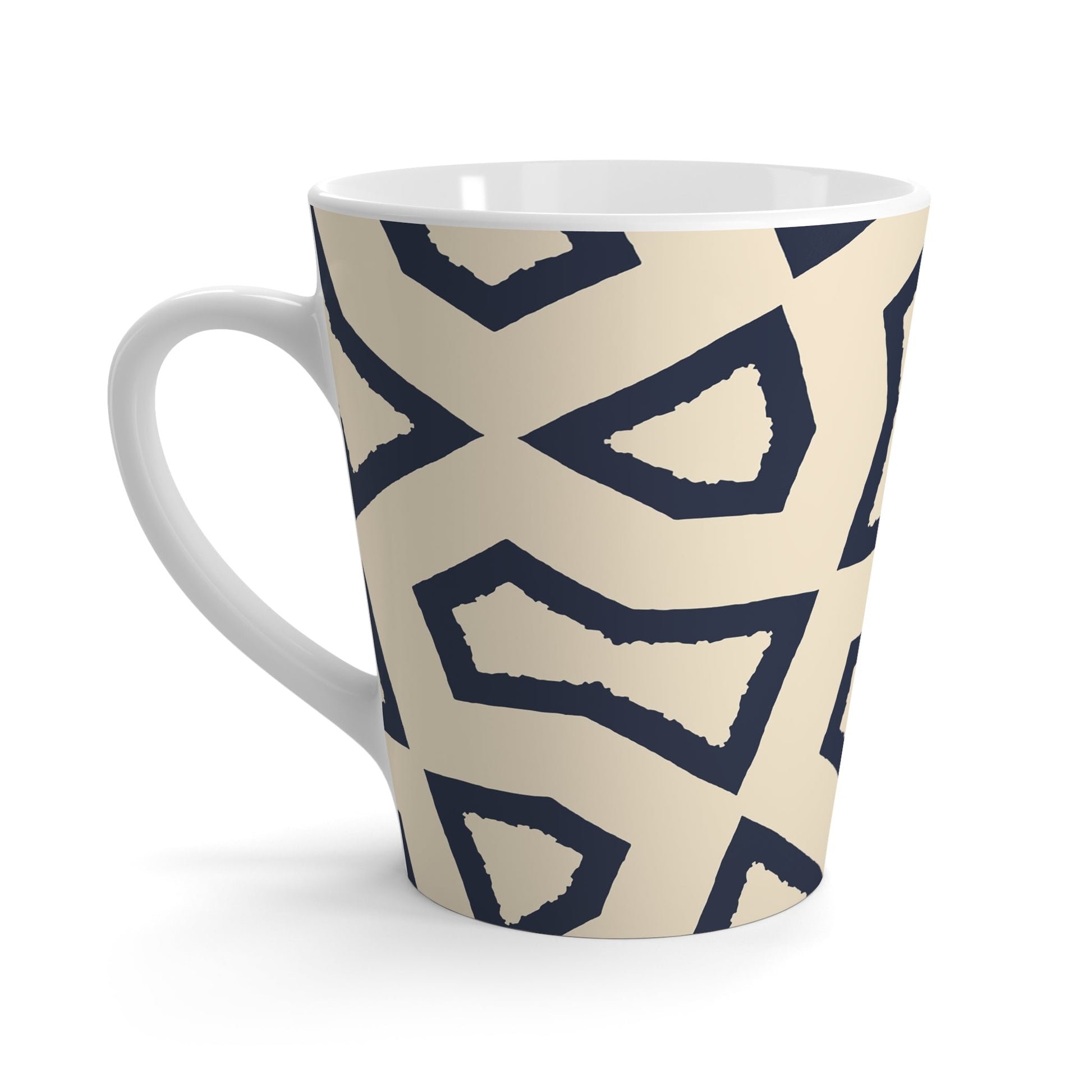 350 mL / 12oz Graphic Art Latte Mug | CALM-1275-500-392