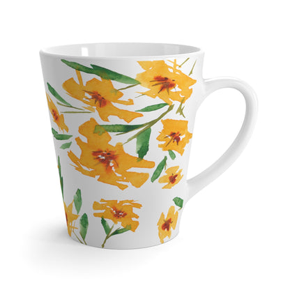 350 mL / 12oz Fine Art Watercolor Latte Mug, CALM-1314
