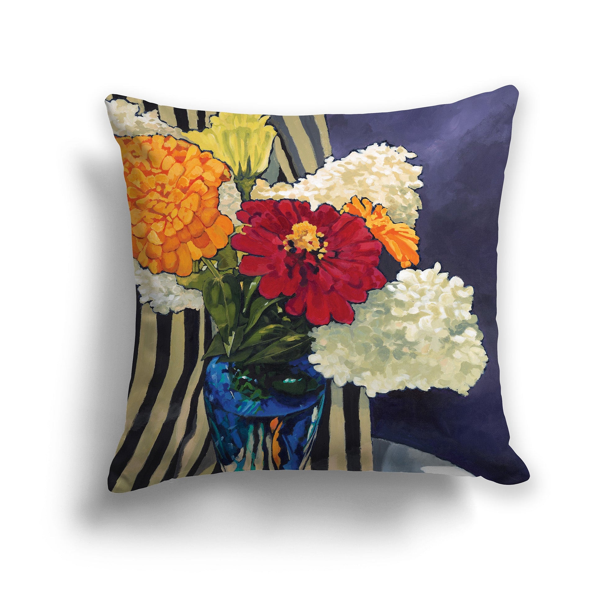 Hydrangea Garden Fine Art Cushion Cover, CAPC-1030-1, 46 x 46 cm / 18 x 18 inches