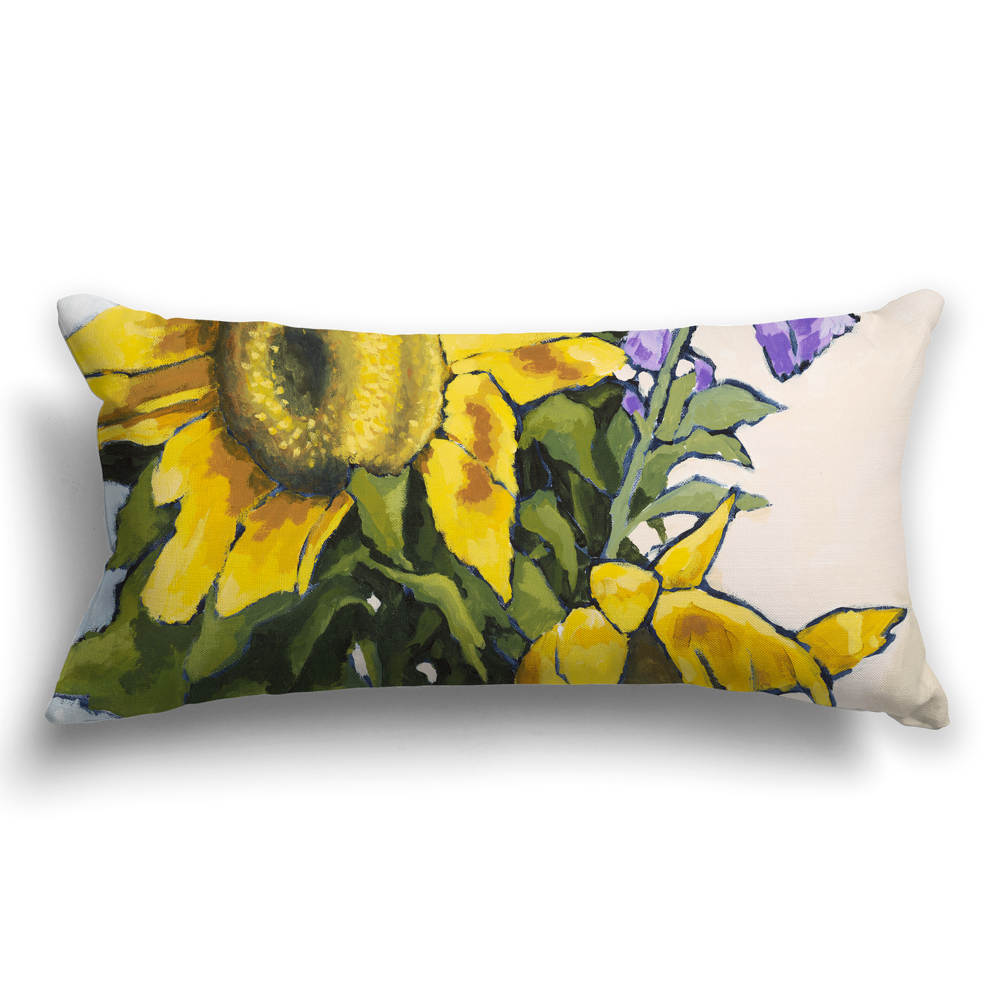 Sunflowers Fine Art Cushion Cover, CAPC-1040-1, 61 x 30 cm, 24 x 12 inches