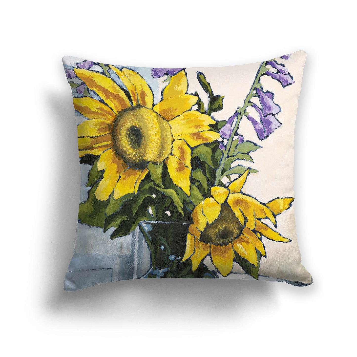 Sunflowers Fine Art Cushion Cover, CAPC-1040-1, 46 x 46 cm / 18 x 18 inches