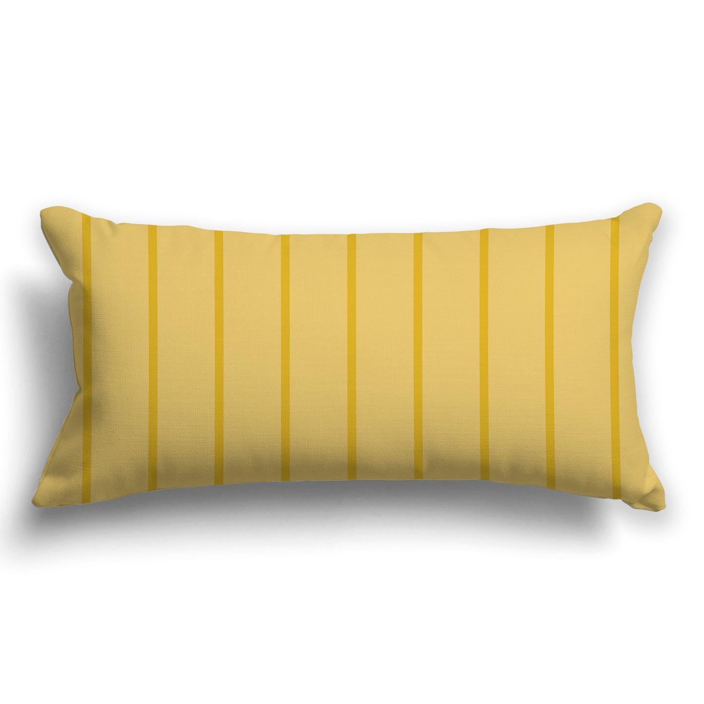 Medium-orange Throw Pillow with Thin Orange Stripes on Front, CAPC-1042-061