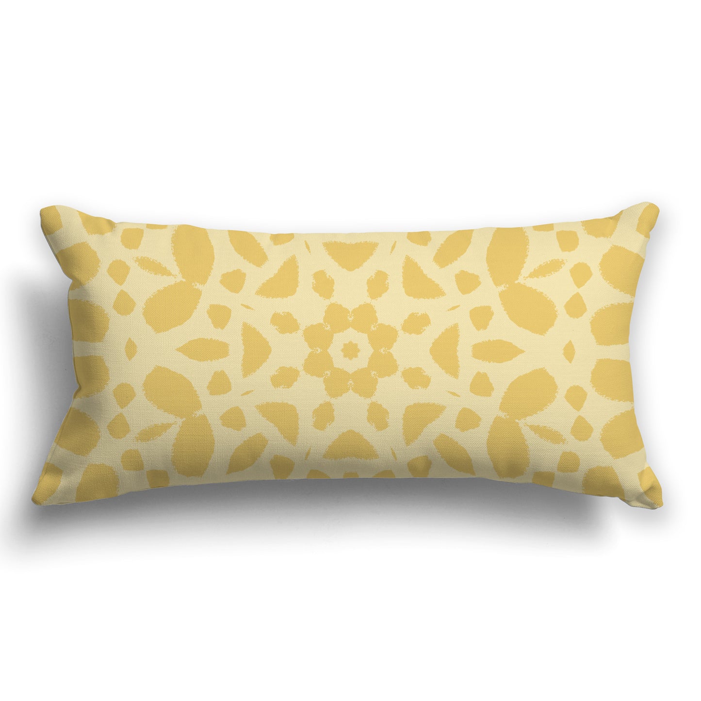 Muted-orange Throw Pillow with Medium-orange Circular Pattern on Both Sides, CAPC-1043-181