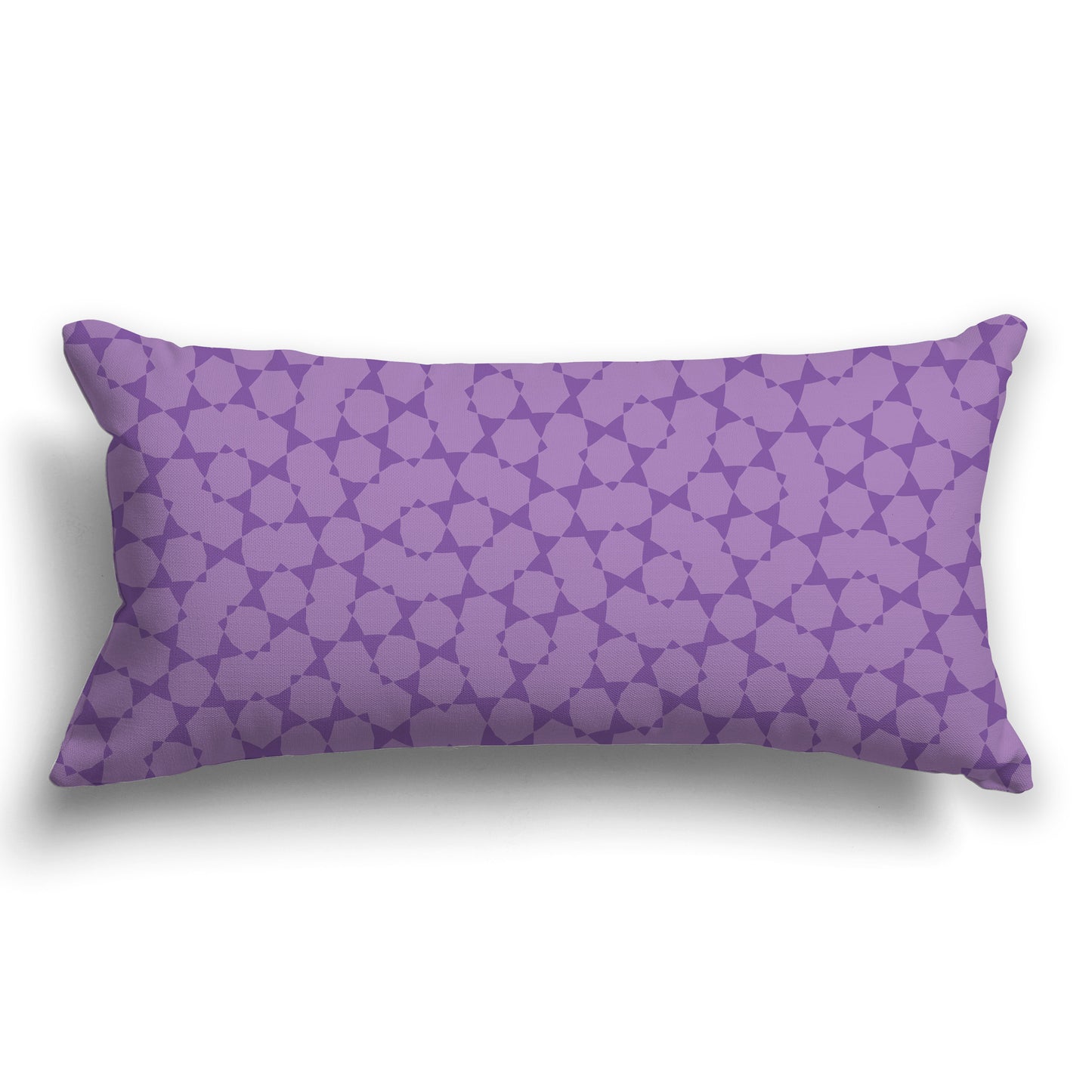 Throw Pillow with Two-tone Purple Pattern on Both Sides, CAPC-1061-201