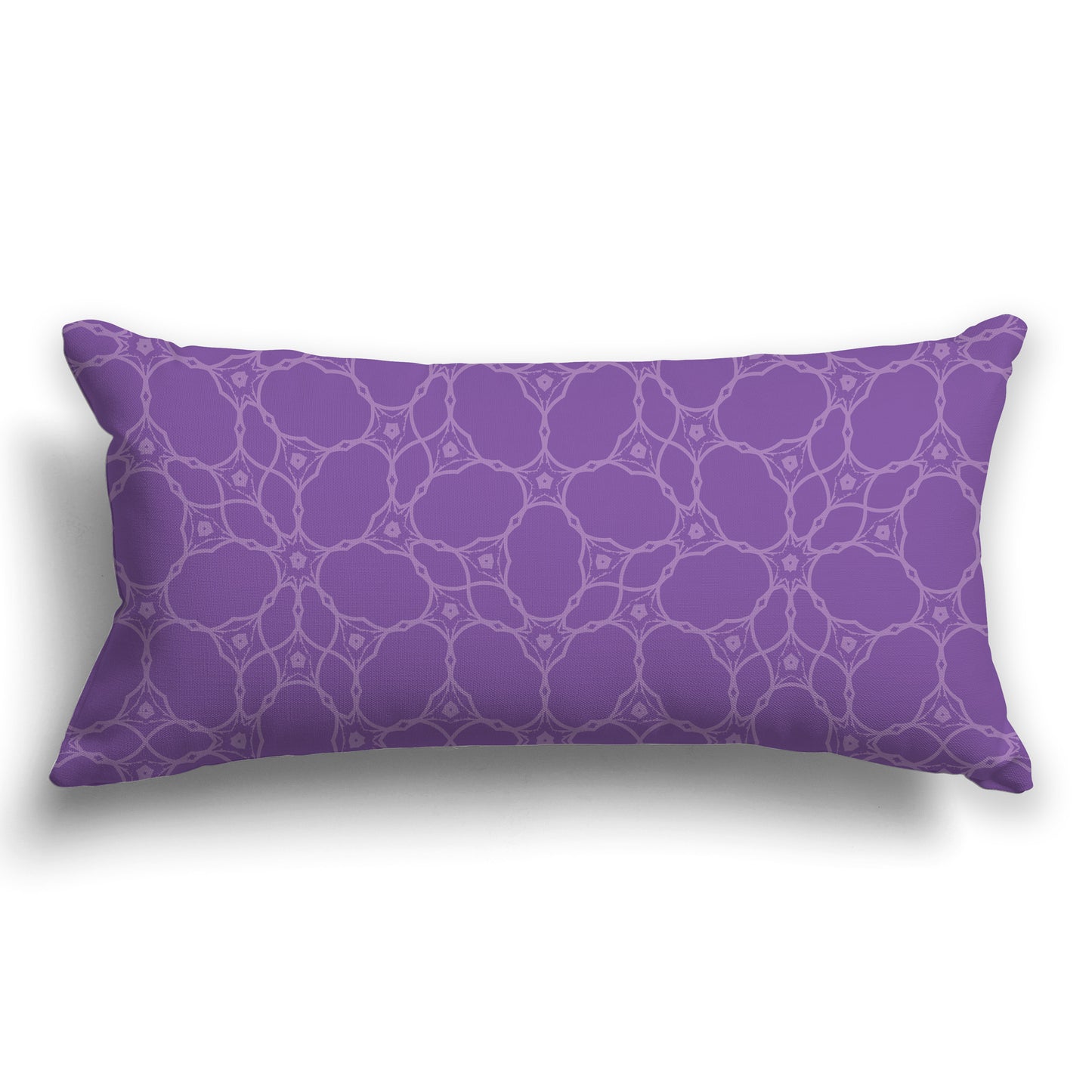 Throw Pillow with Two-tone Purple Pattern on Both Sides, CAPC-1061-212