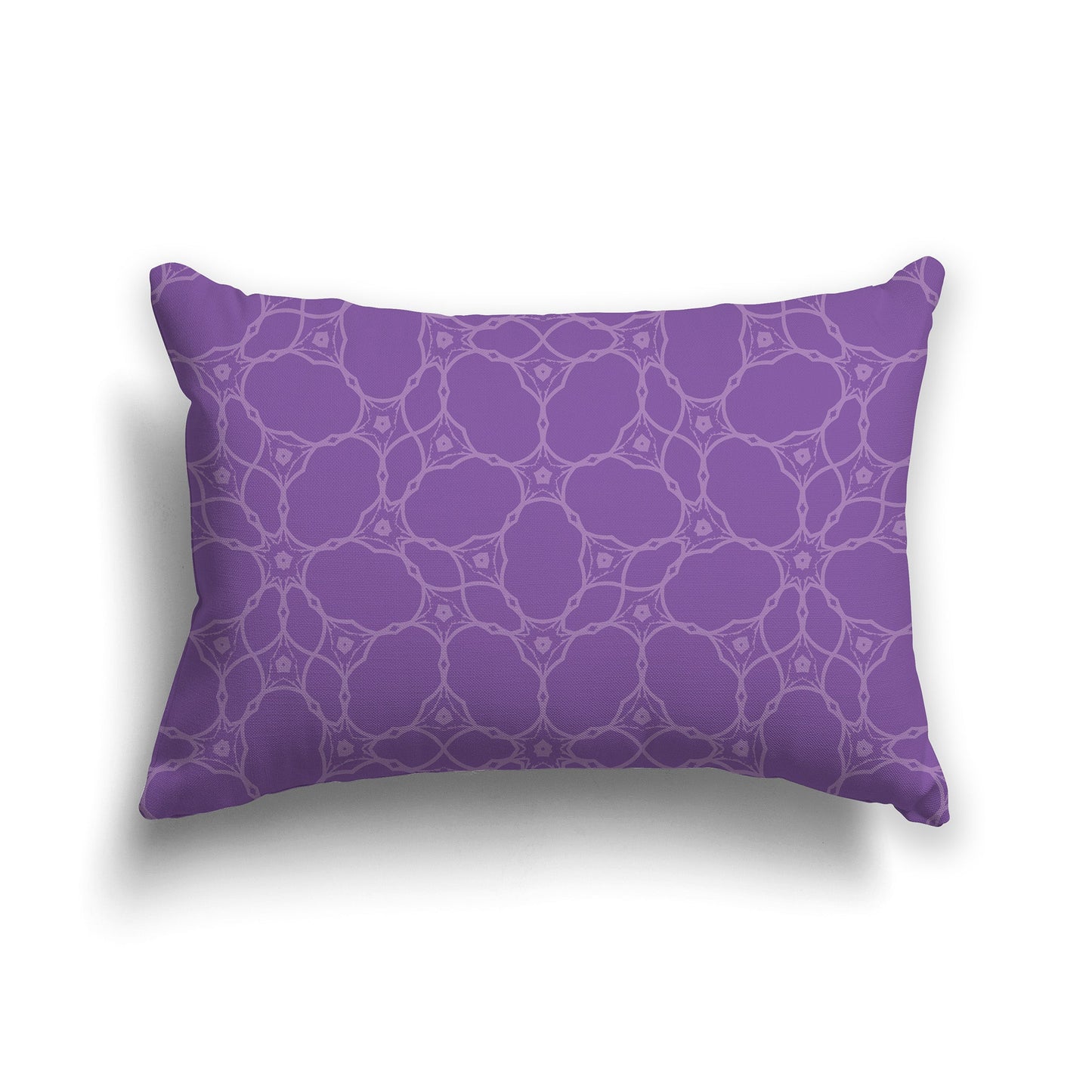 Throw Pillow with Two-tone Purple Pattern on Both Sides, CAPC-1061-212