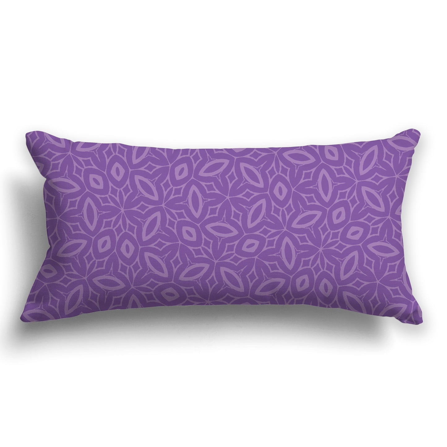 Throw Pillow with Two-tone Purple Pattern on Both Sides, CAPC-1061-222