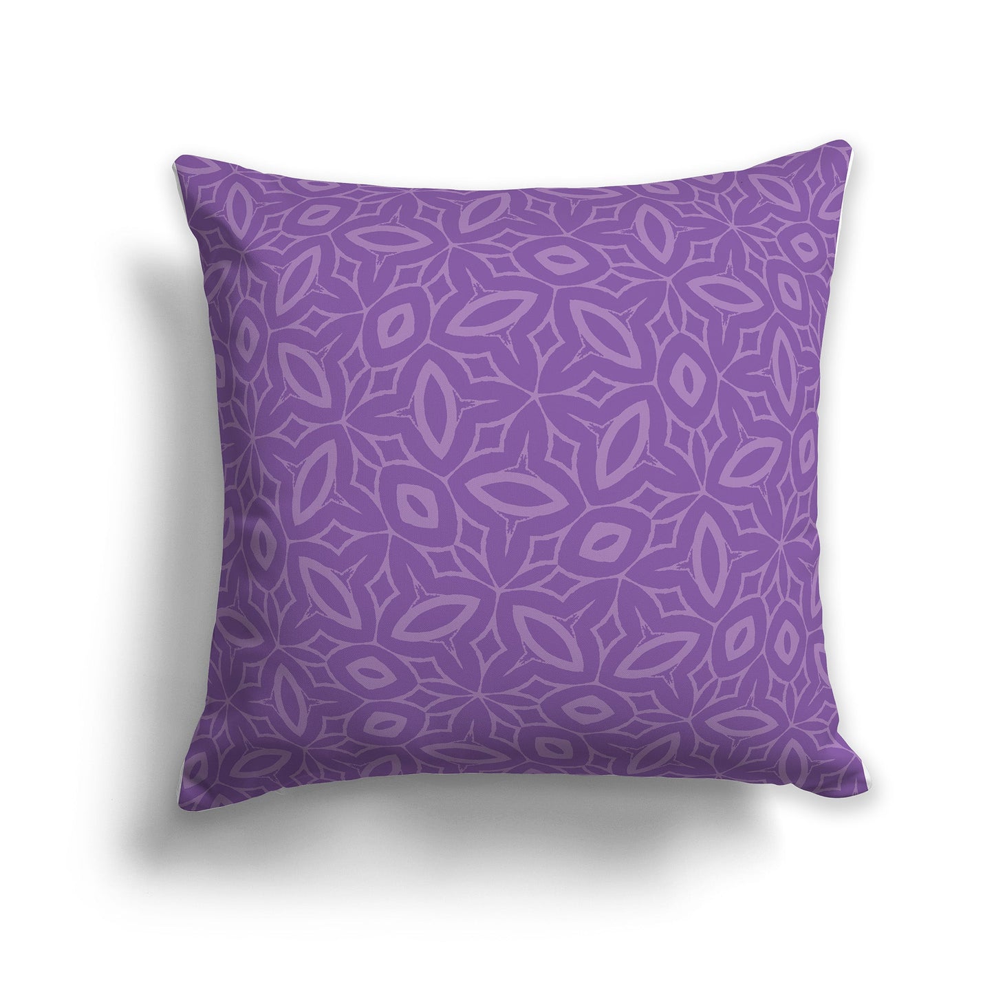 Throw Pillow with Two-tone Purple Pattern on Both Sides, CAPC-1061-222