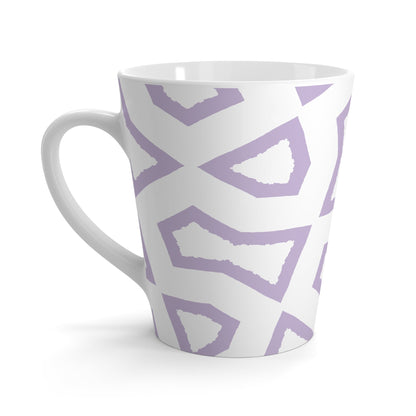 350 mL / 12oz Graphic Art Latte Mug | CALM-1251-150-392