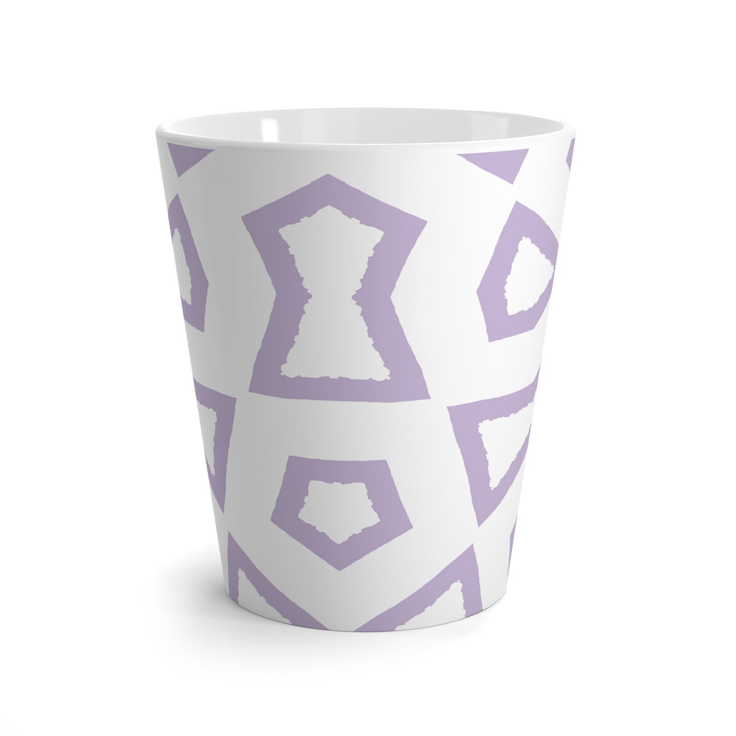 350 mL / 12oz Graphic Art Latte Mug | CALM-1251-150-392