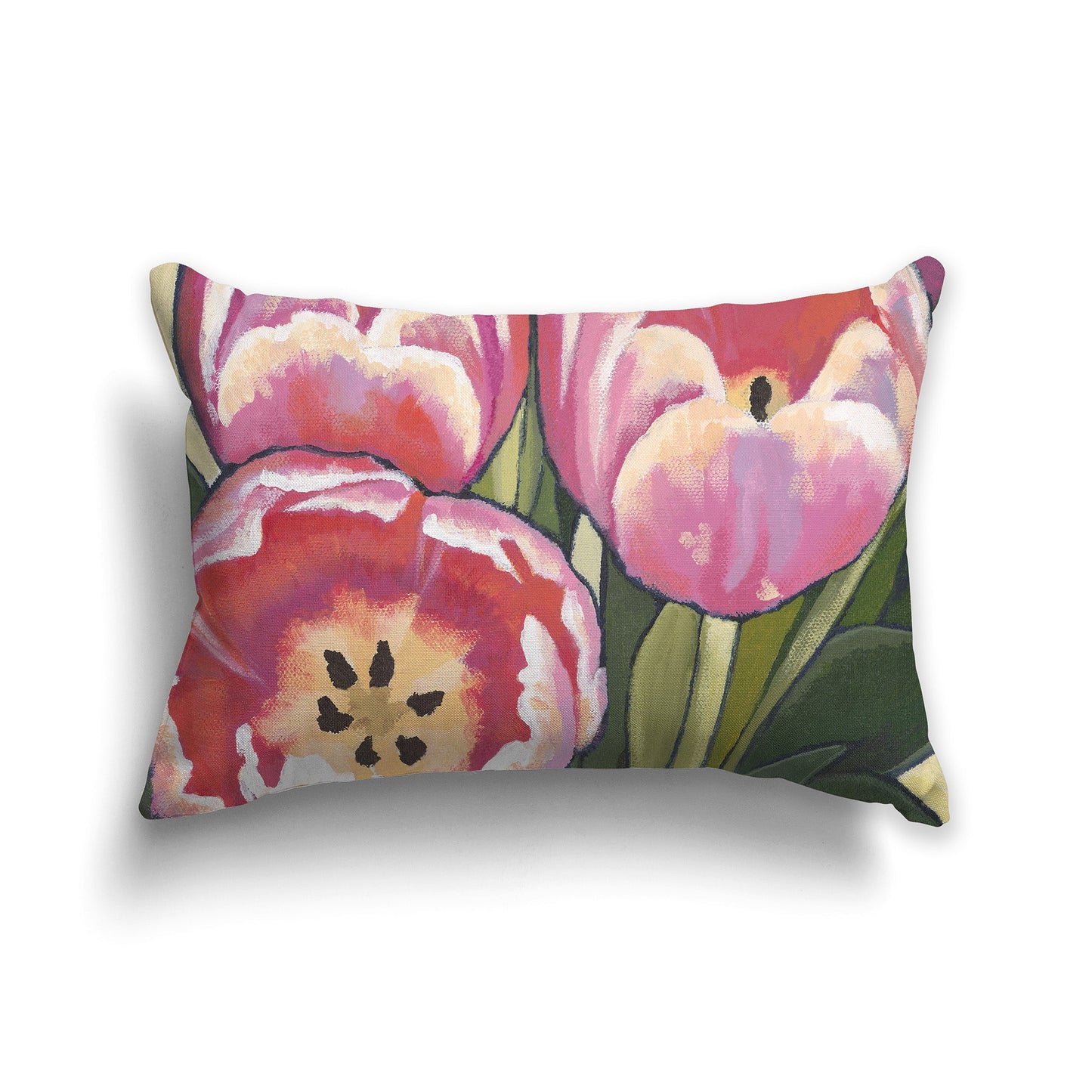 Pink Tulips Fine Art Cushion Cover, CAPC-1080-1, 51 x 36 cm / 20 x 14 inches