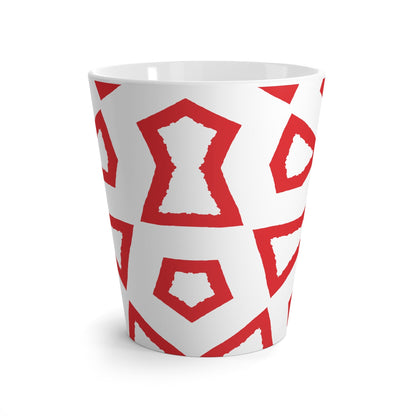 350 mL / 12oz Graphic Art Latte Mug | CALM-1111-100-392