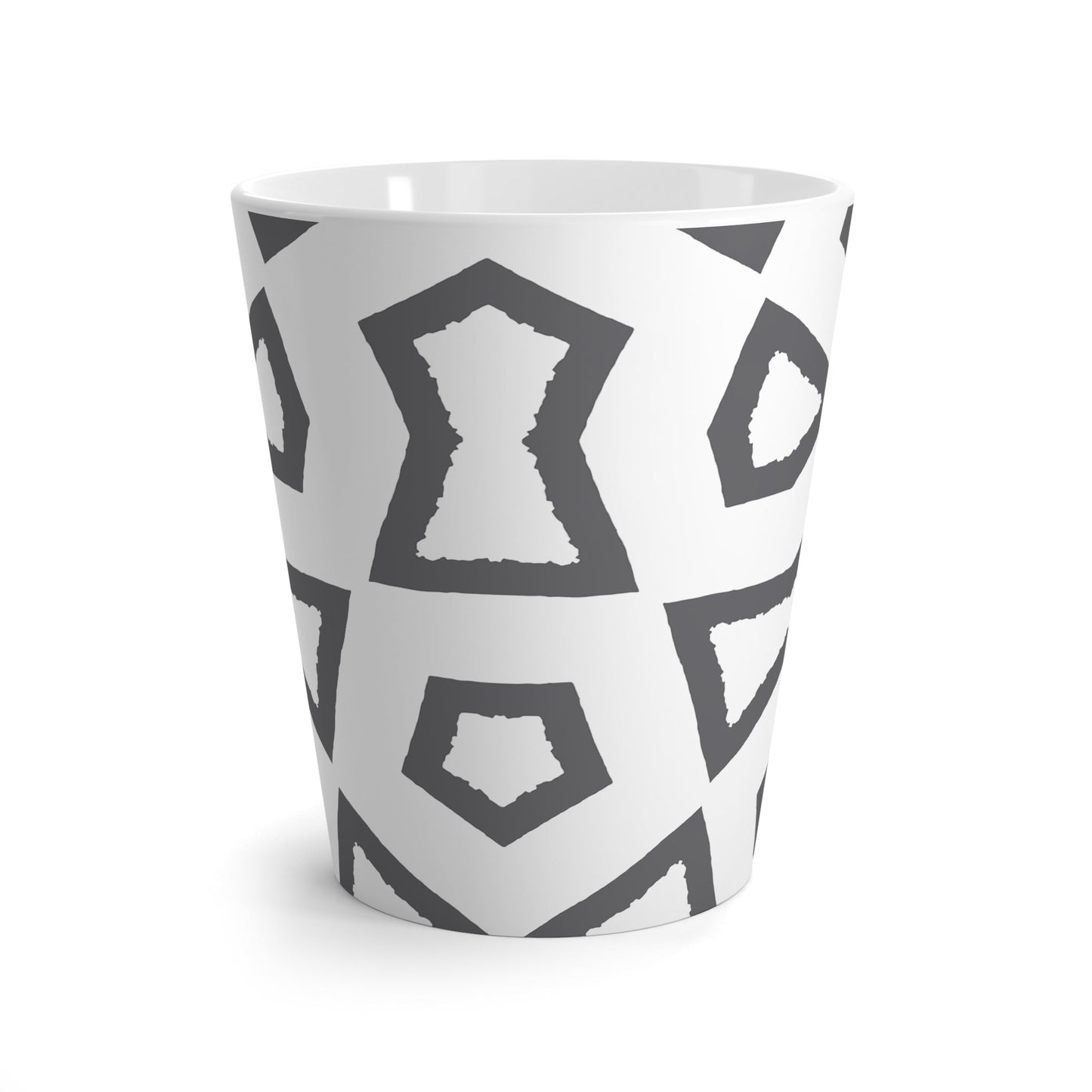 350 mL / 12oz Graphic Art Latte Mug | CALM-1201-167-392