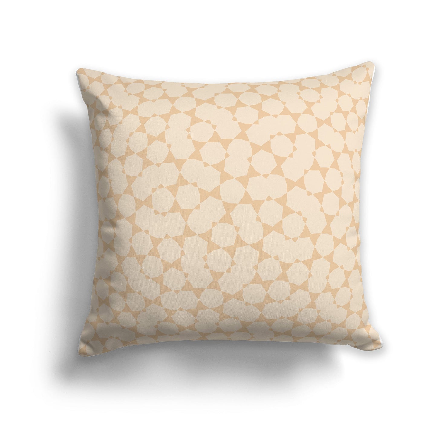 Throw Pillow with Tow-tone Tan Pattern on Both Sides, CAPC-1091-201