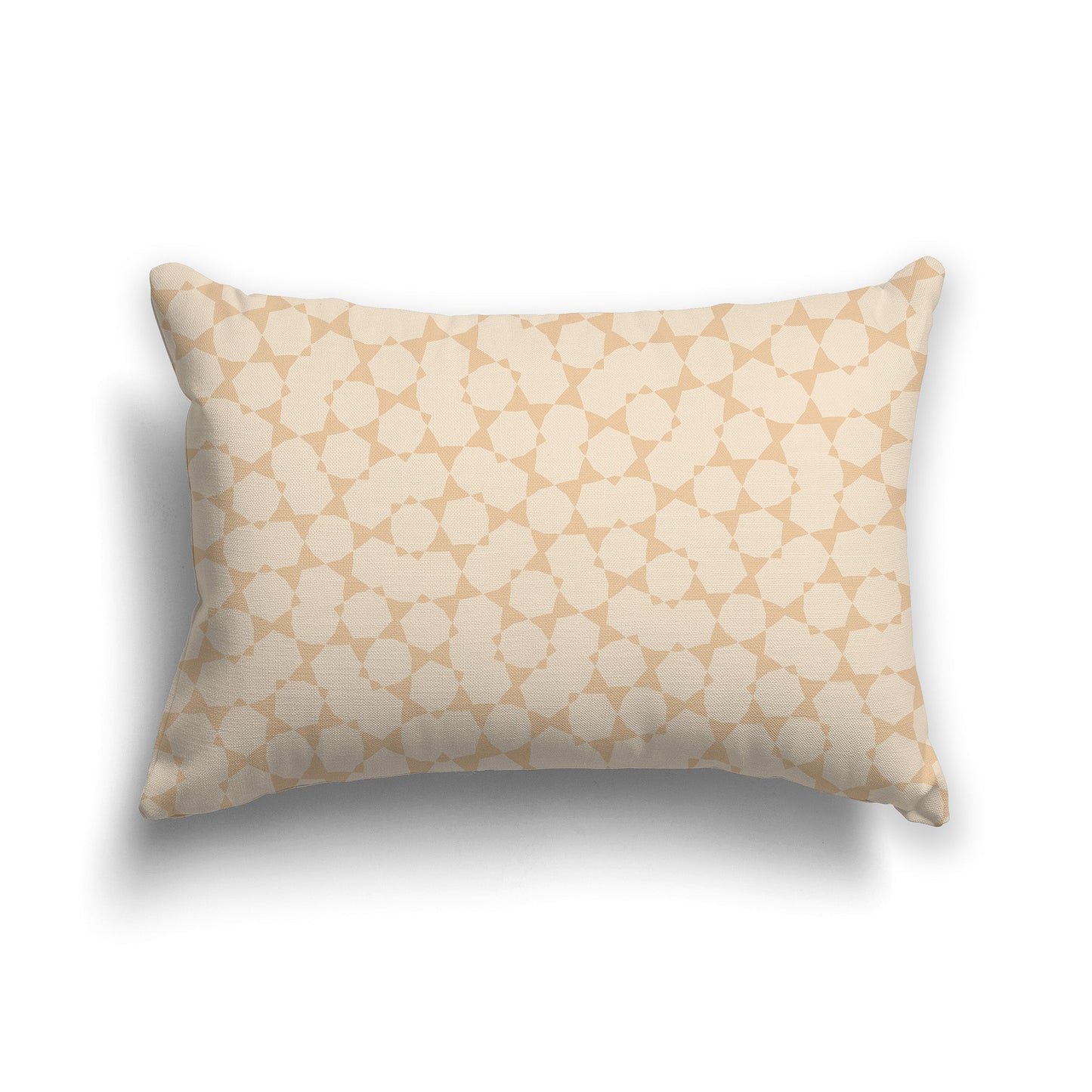 Throw Pillow with Tow-tone Tan Pattern on Both Sides, CAPC-1091-201