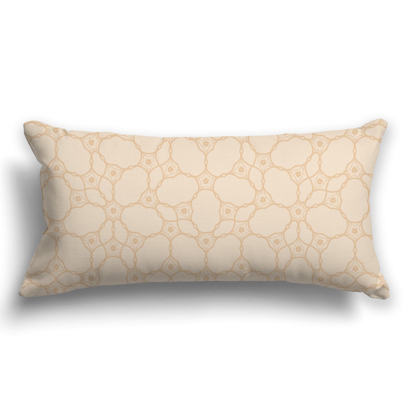 Throw Pillow with Tow-tone Tan Pattern on Both Sides, CAPC-1091-211