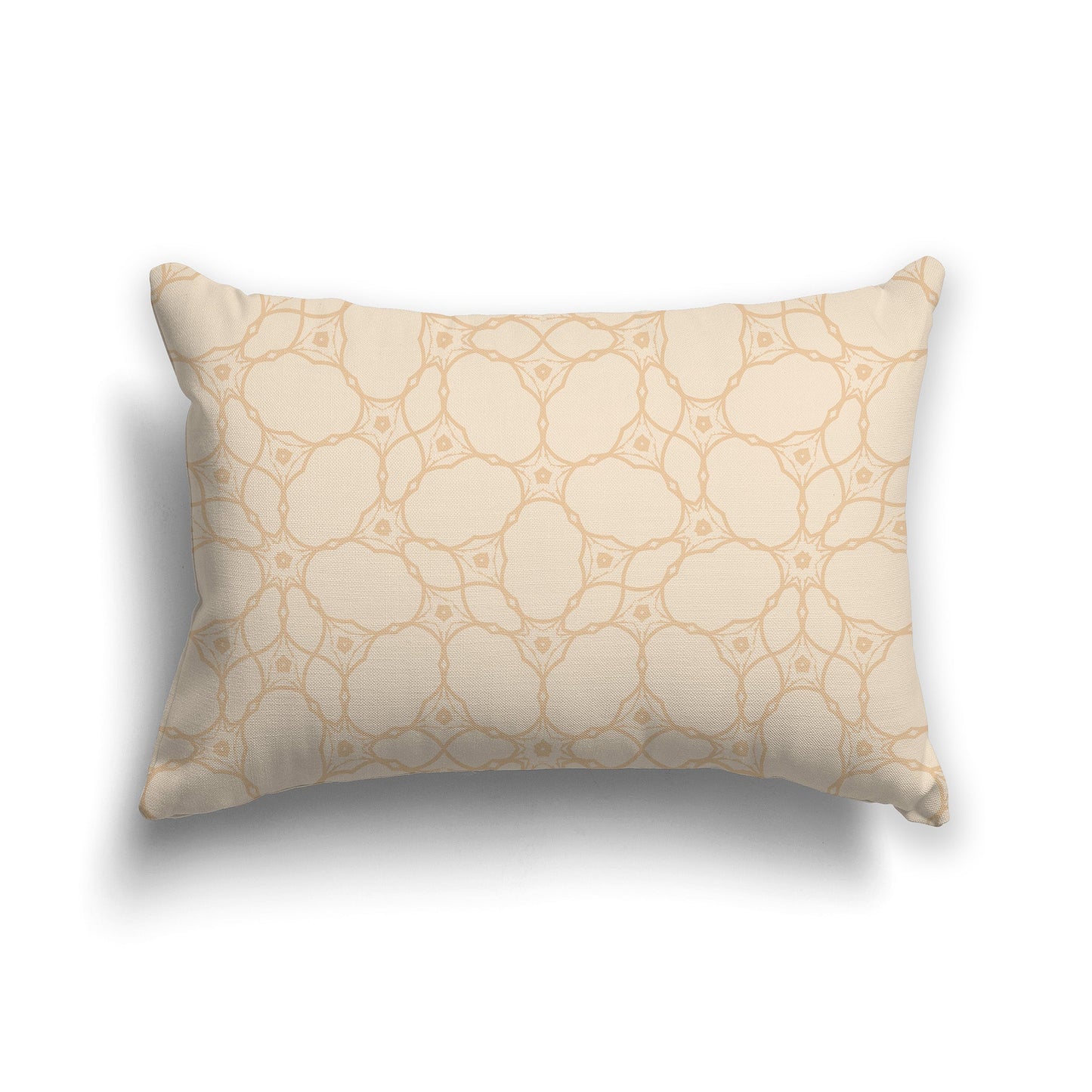 Throw Pillow with Tow-tone Tan Pattern on Both Sides, CAPC-1091-211