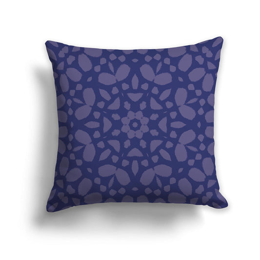 Two-tone Purple Throw Pillow with Circular Pattern on Both Sides, CAPC-1092-182