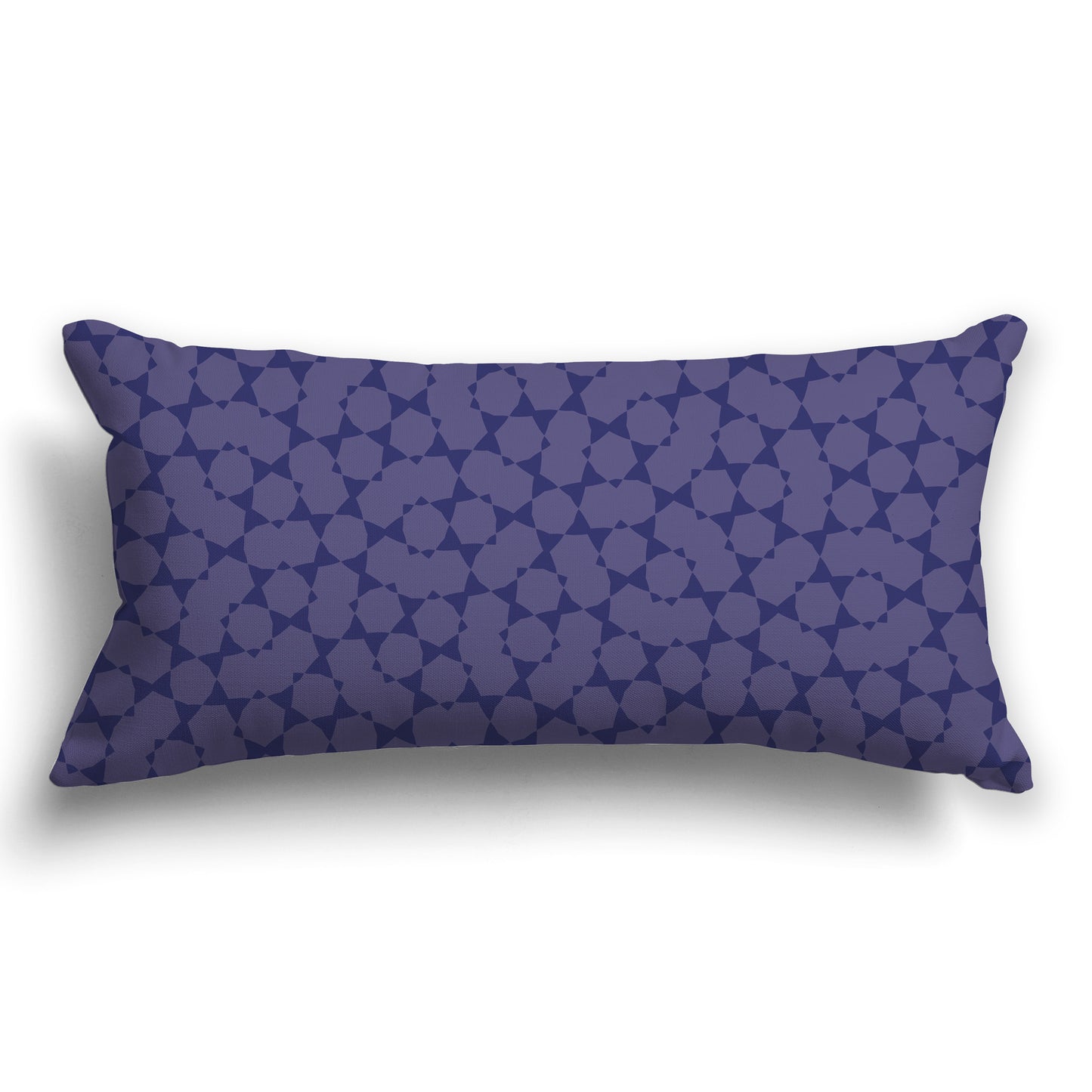 Throw Pillow with Two-tone Purple Pattern on Both Sides, CAPC-1092-201