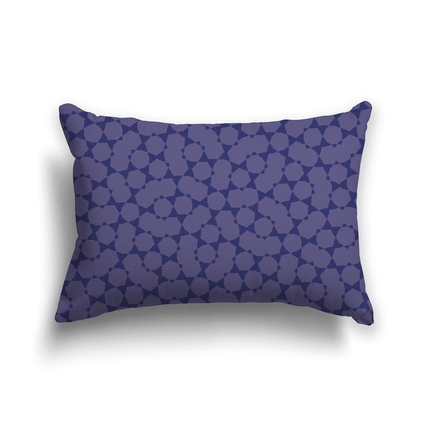 Throw Pillow with Two-tone Purple Pattern on Both Sides, CAPC-1092-201