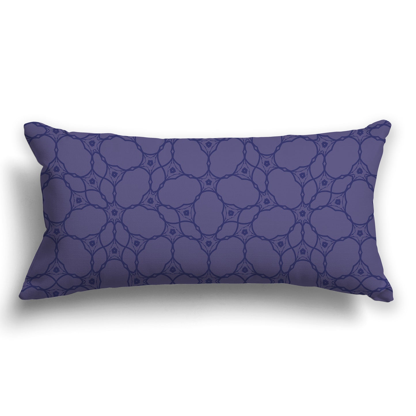 Throw Pillow with Two-tone Purple Pattern on Both Sides, CAPC-1092-211