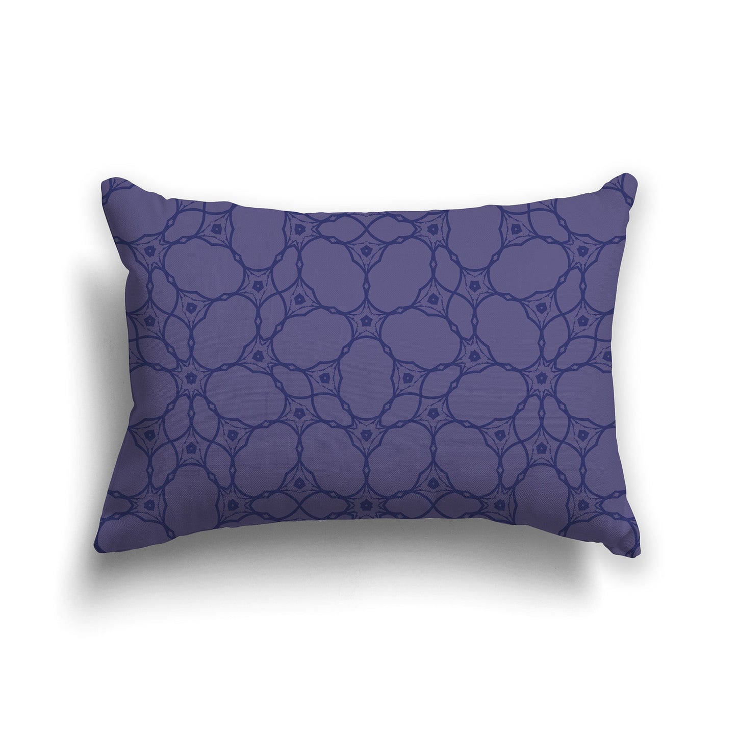 Throw Pillow with Two-tone Purple Pattern on Both Sides, CAPC-1092-211