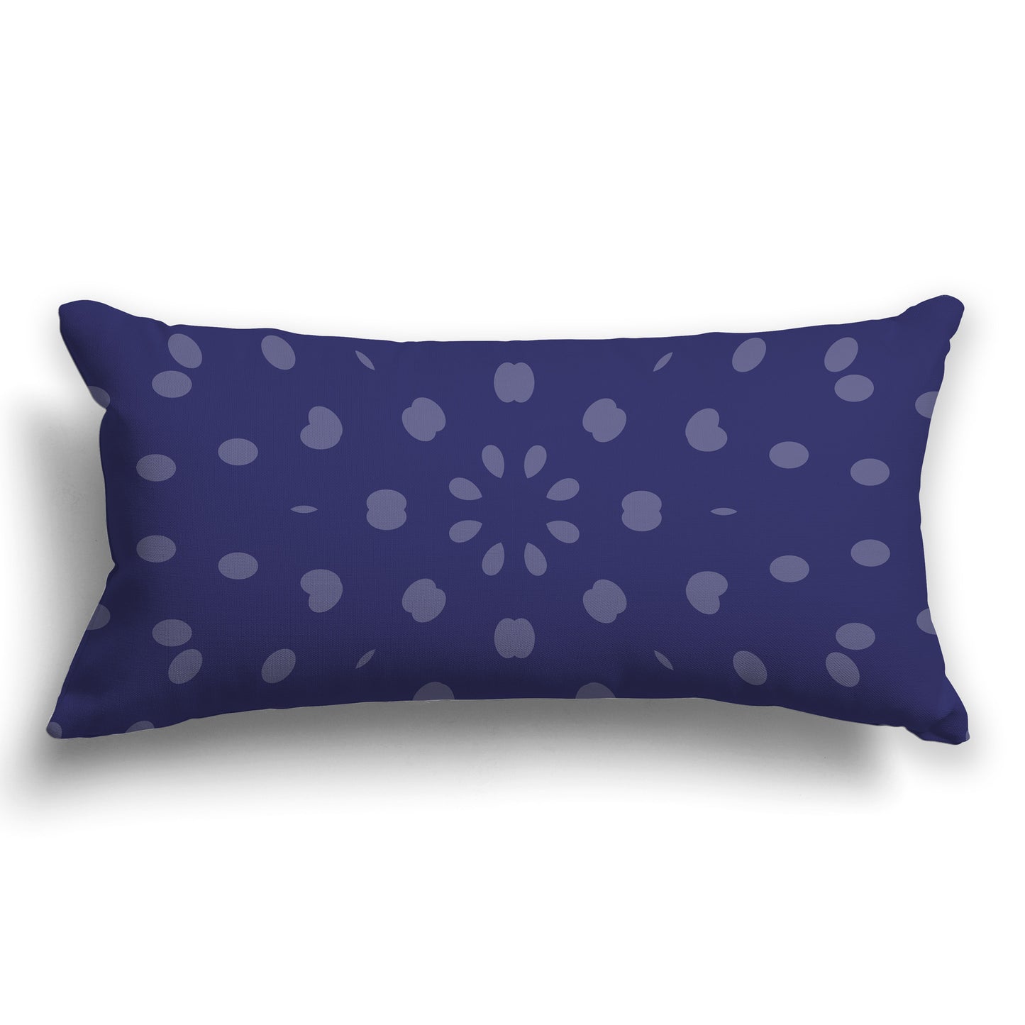Two-tone Purple Throw Pillow with Circular Star Burst on Both Sides, CAPC-1092-232