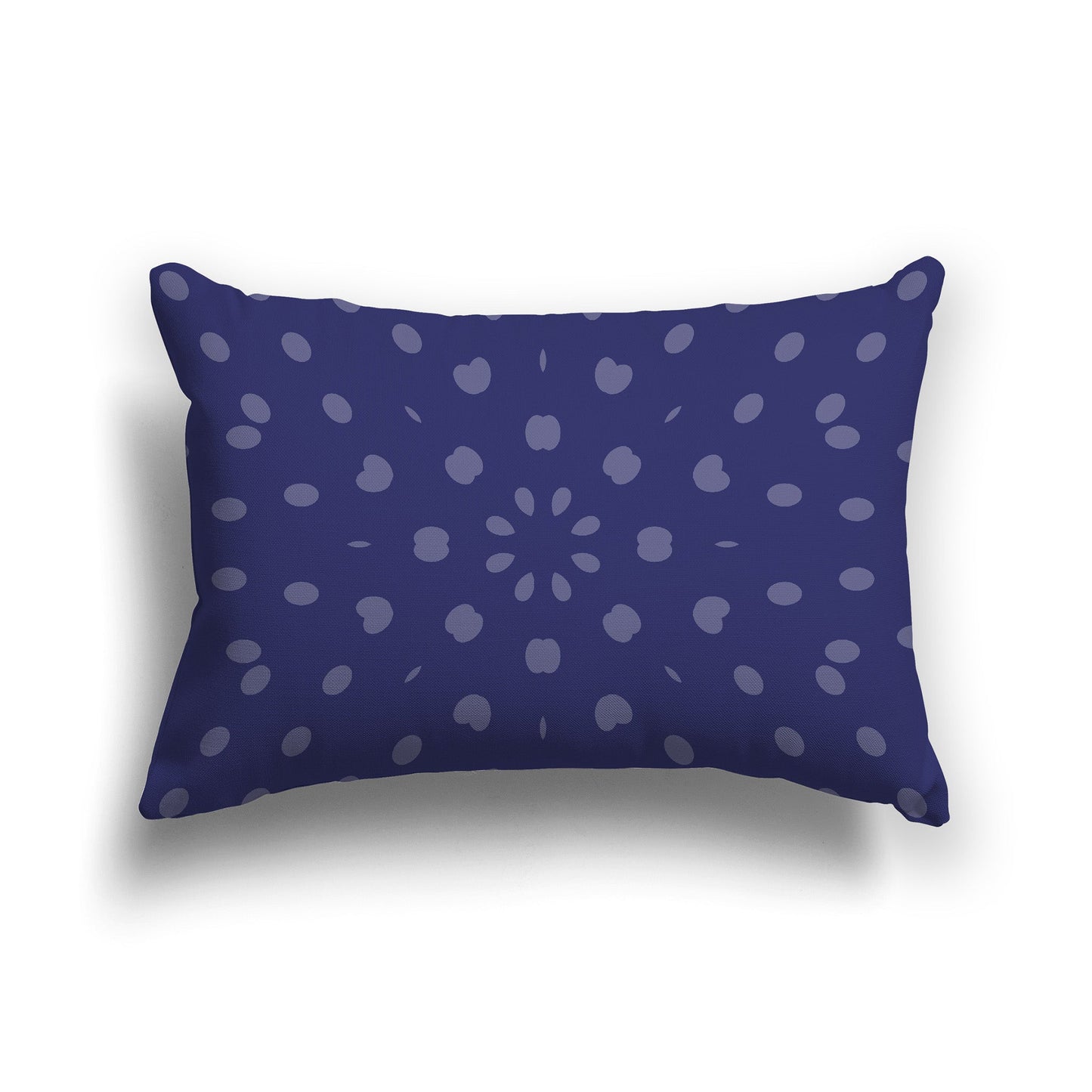 Two-tone Purple Throw Pillow with Circular Star Burst on Both Sides, CAPC-1092-232