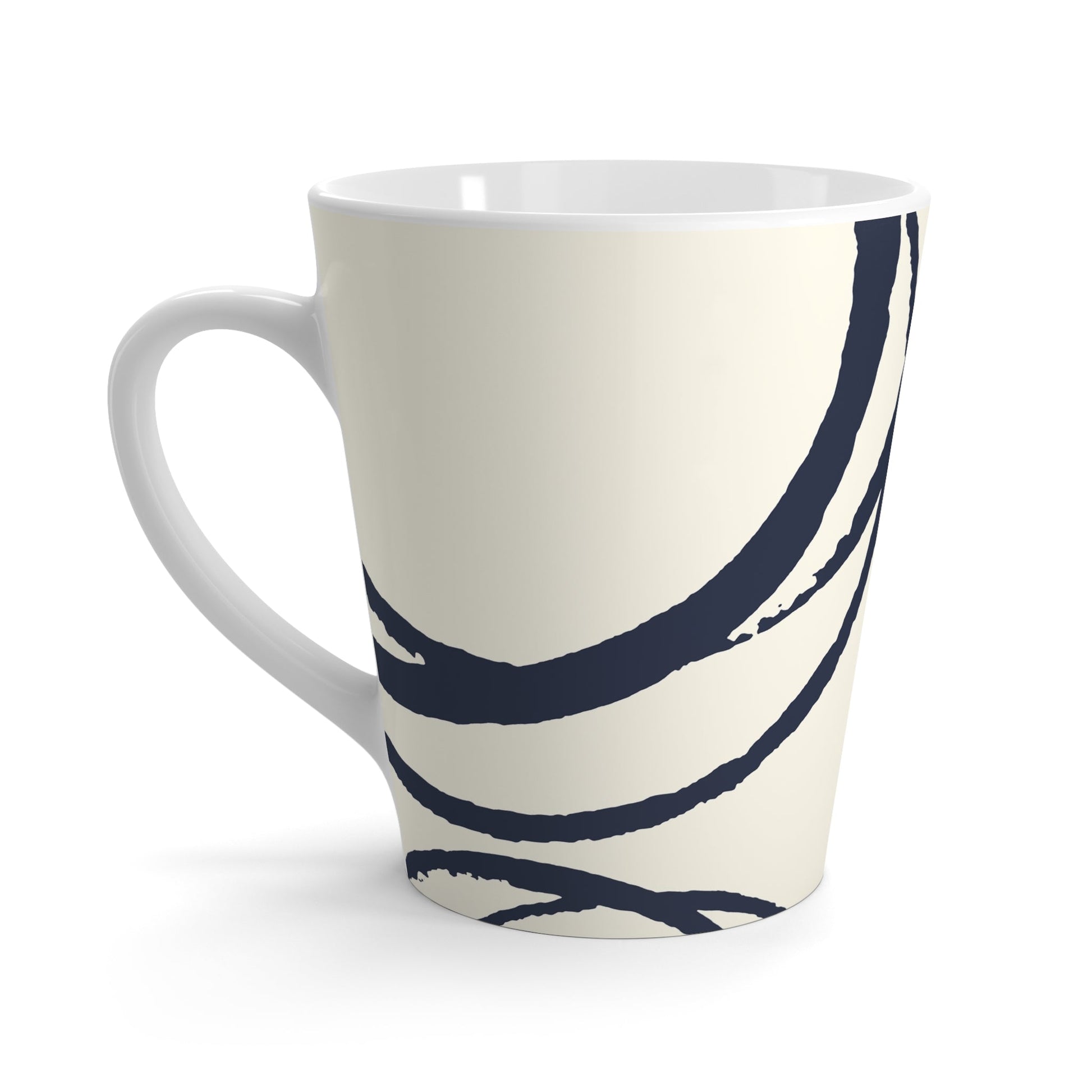 350 mL / 12oz Graphic Art Latte Mug | CALM-1273-300-112