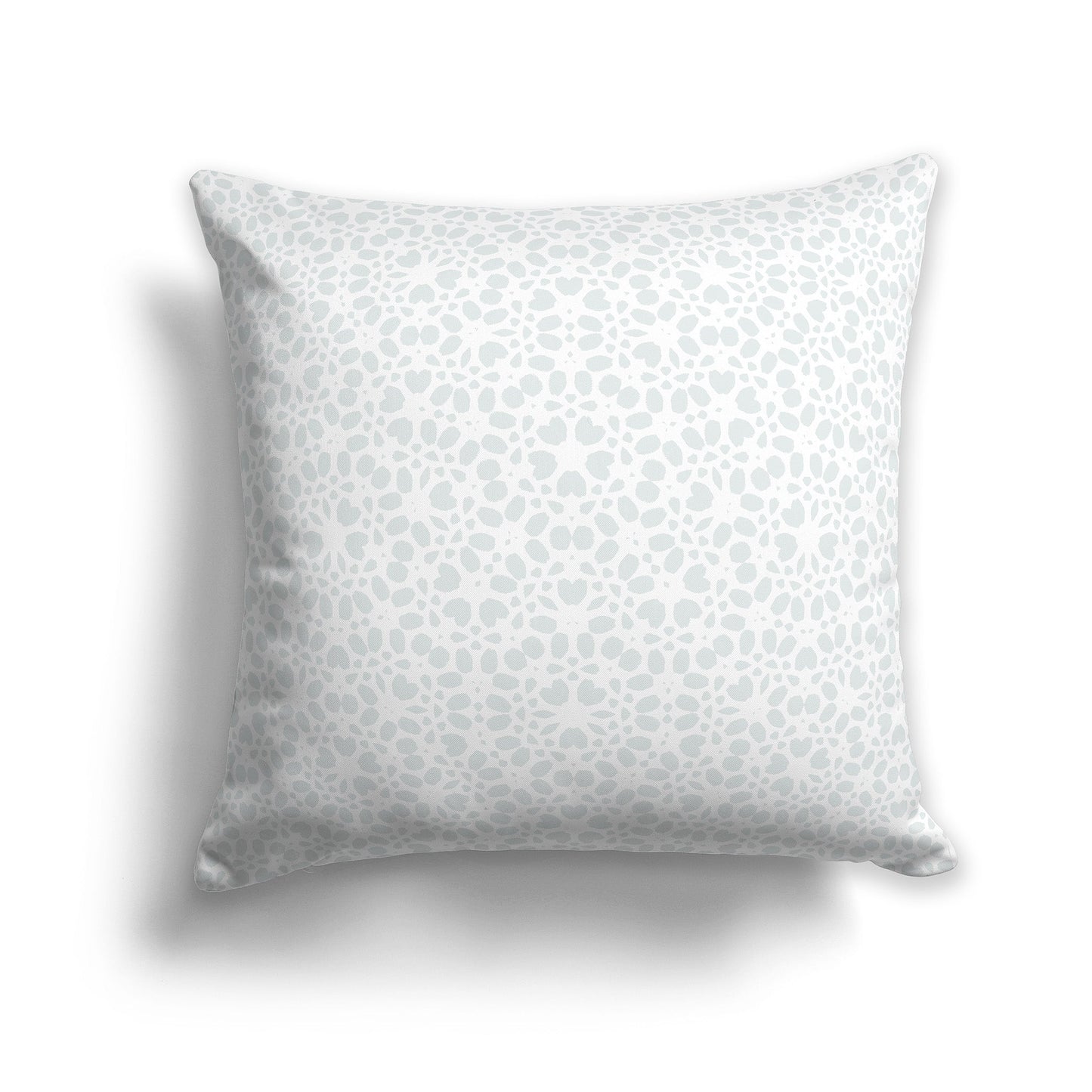 White/Beige-white Throw Pillow with Grey Paint Dab Pattern on Both Sides, CAPC-1101-161
