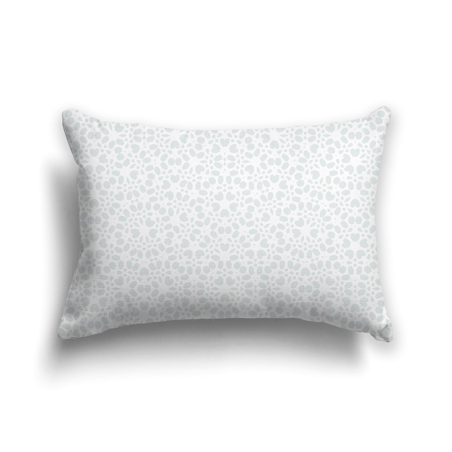 White/Beige-white Throw Pillow with Grey Paint Dab Pattern on Both Sides, CAPC-1101-161